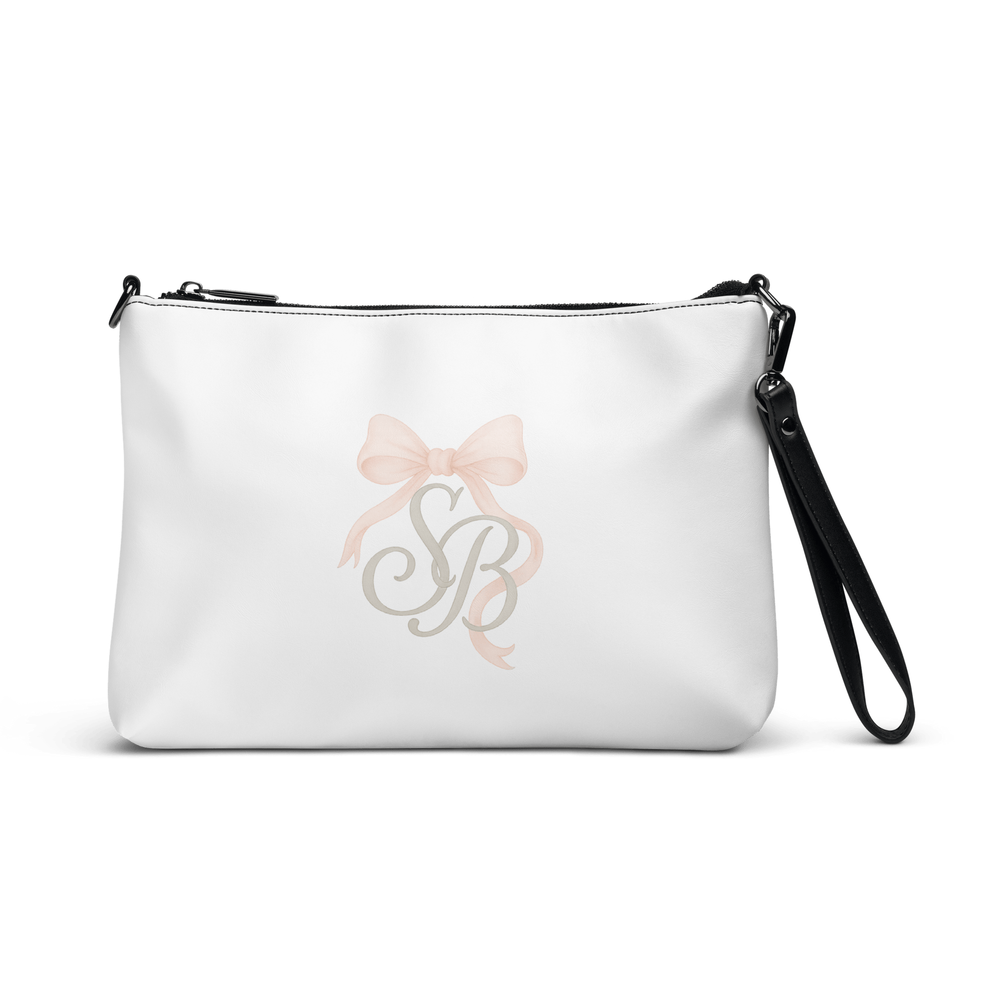 Monogram Grab & Go Bag — Elegant Coastal Charm | Southern Belle & Sea™ - Southern Belle & Sea