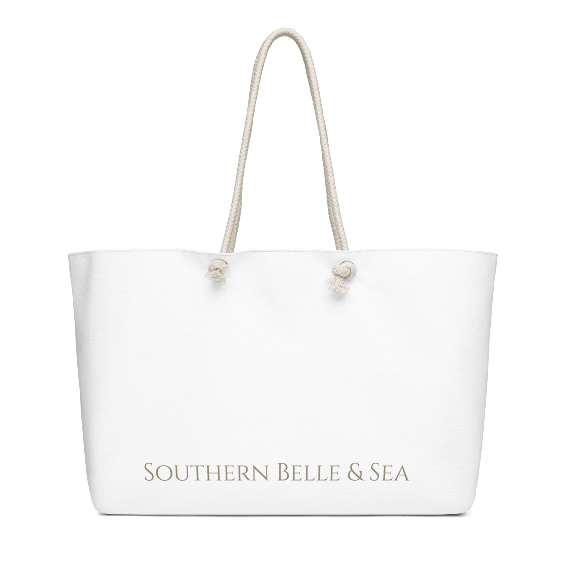 Monogram Oversized Weekender Bag –Letter B | Southern Belle & Sea™ - Southern Belle & Sea