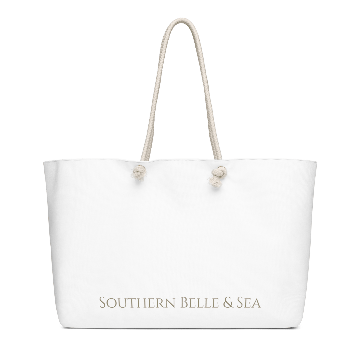 Oversized Weekender Bag | Southern Belle & Sea™ – Floral Monogram D - Southern Belle & Sea