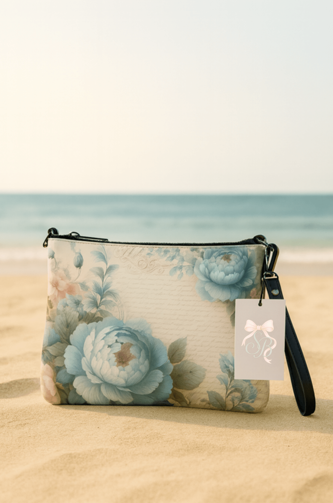 Parisian Petals Grab & Go Bag — Boutique Floral Elegance | Southern Belle & Sea™ - Southern Belle & Sea