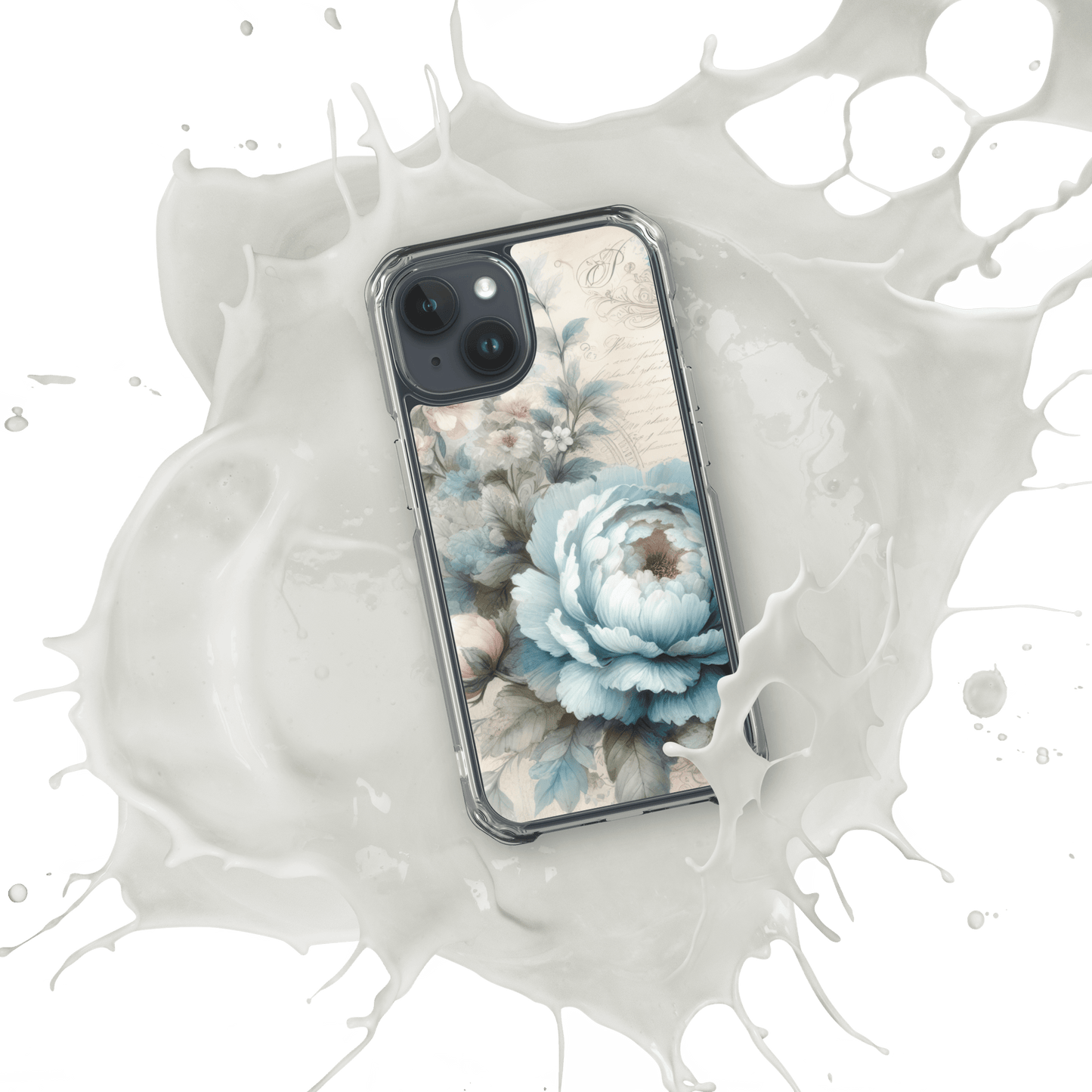 Parisian Petals MagSafe® Clear iPhone Case | Southern Belle & Sea™ - Southern Belle & Sea