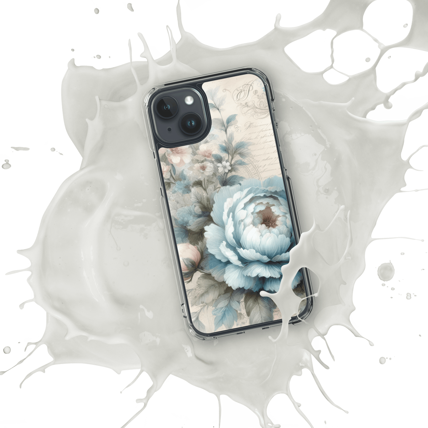 Parisian Petals MagSafe® Clear iPhone Case | Southern Belle & Sea™ - Southern Belle & Sea