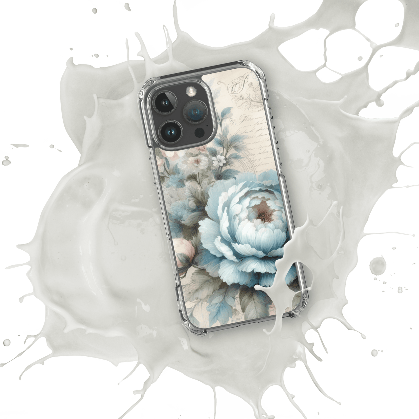Parisian Petals MagSafe® Clear iPhone Case | Southern Belle & Sea™ - Southern Belle & Sea