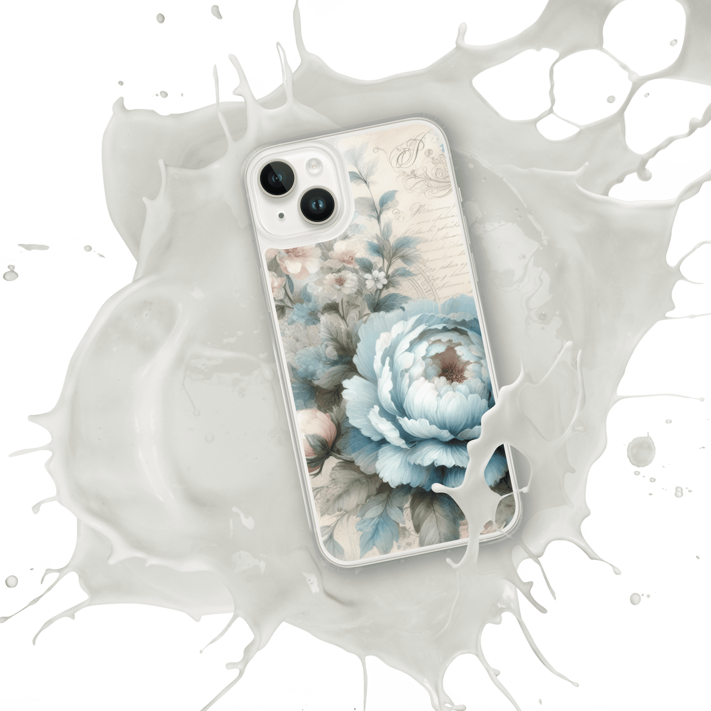 Parisian Petals MagSafe® Clear iPhone Case | Southern Belle & Sea™ - Southern Belle & Sea
