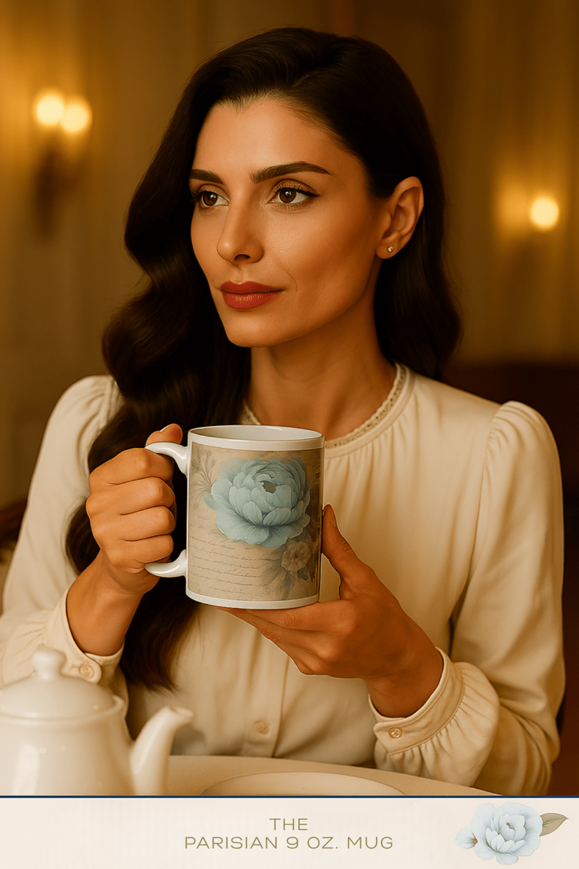 Parisian Petals Mug | Southern Belle & Sea™ - Southern Belle & Sea