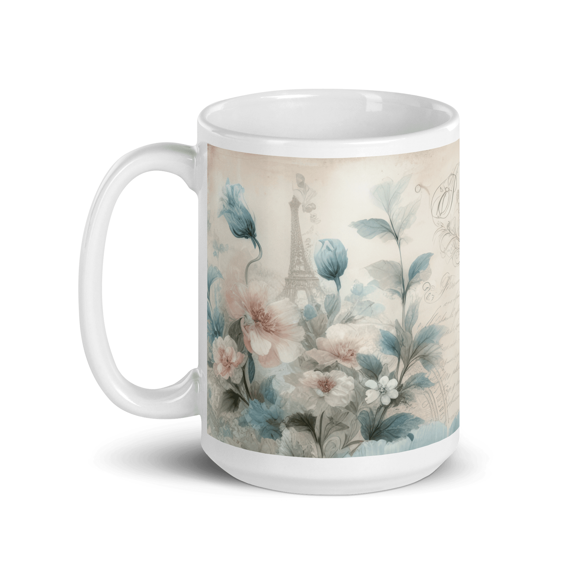 Parisian Petals Mug | Southern Belle & Sea™ - Southern Belle & Sea