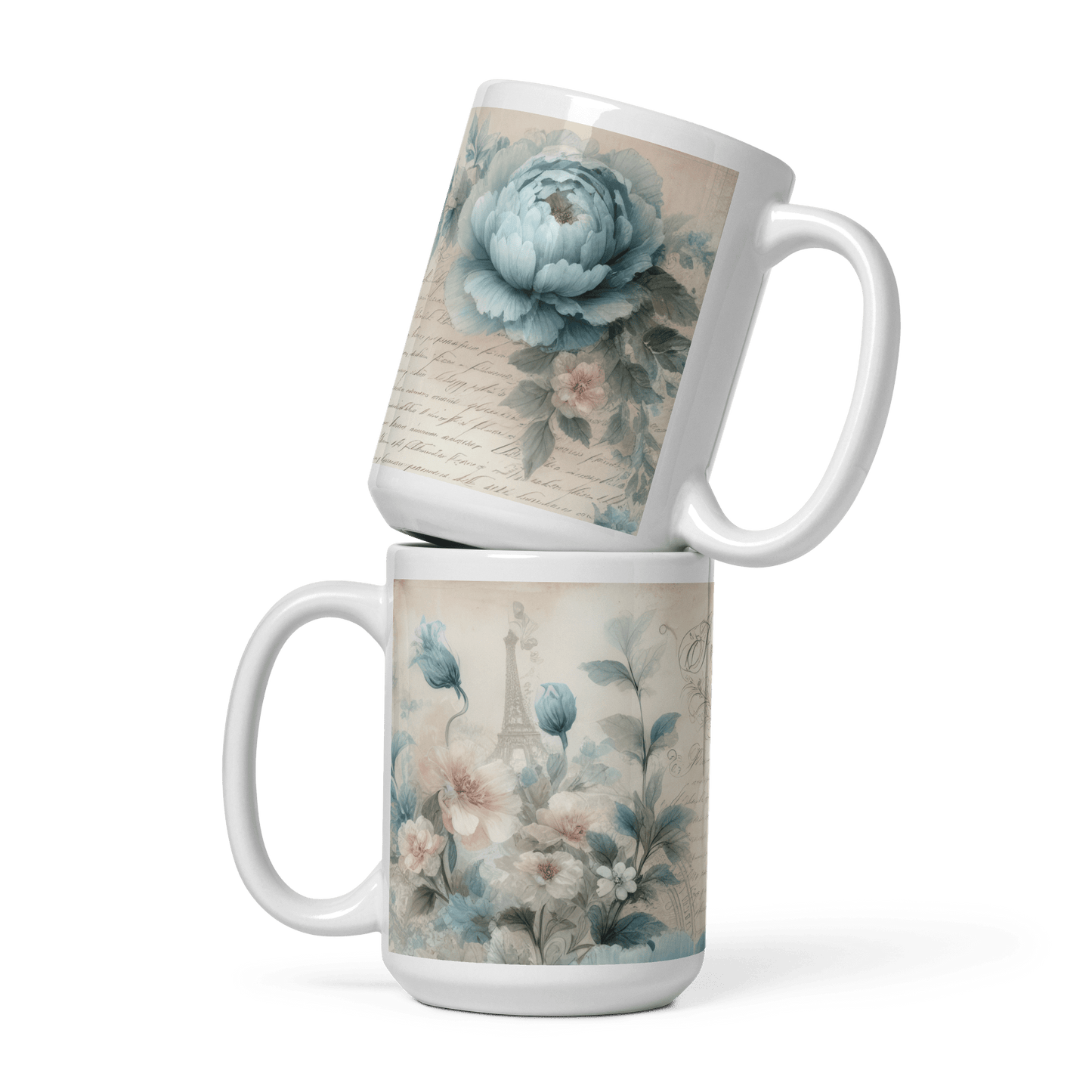 Parisian Petals Mug | Southern Belle & Sea™ - Southern Belle & Sea