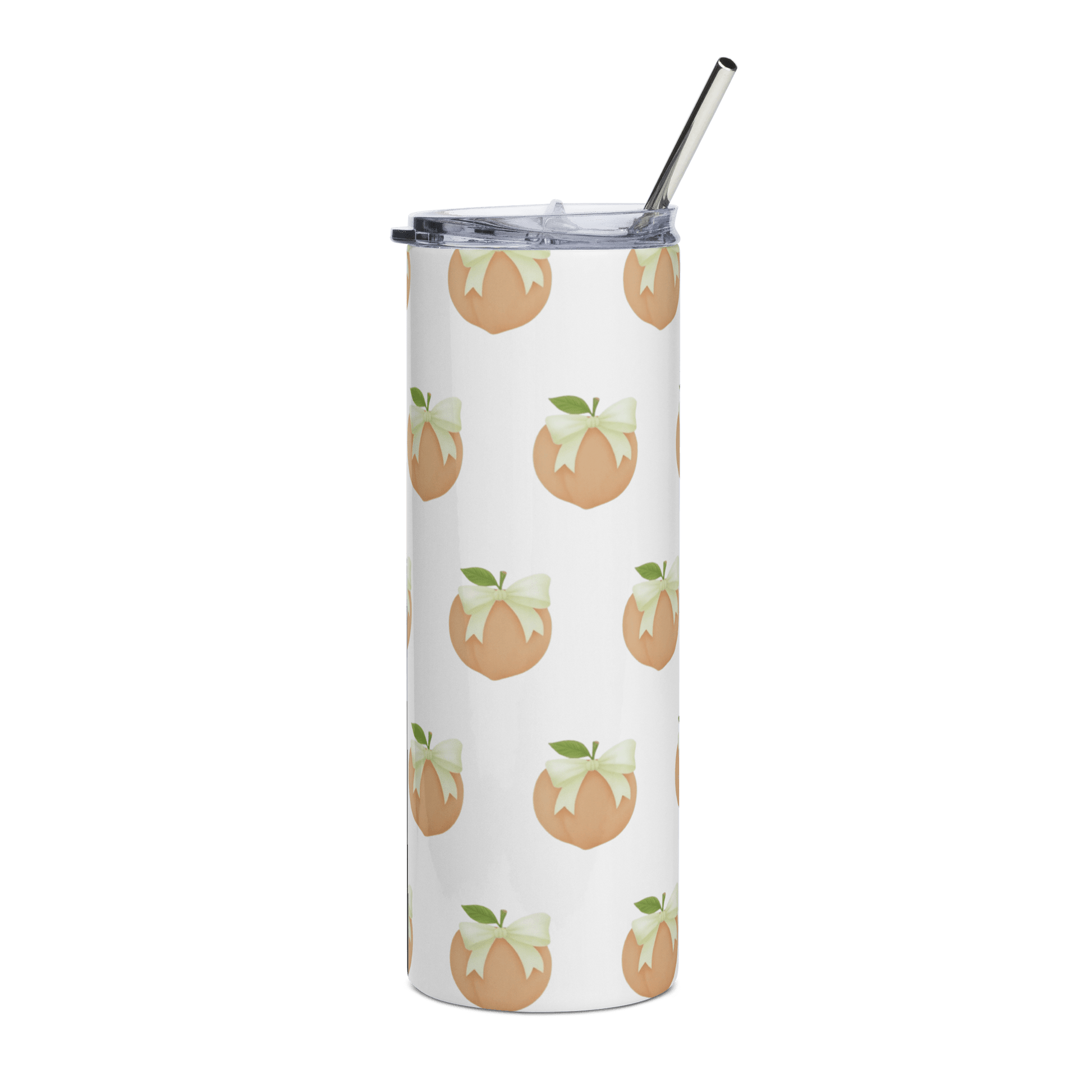 Peach Please Stainless Steel Tumbler | Southern Belle & Sea™ - Southern Belle & Sea