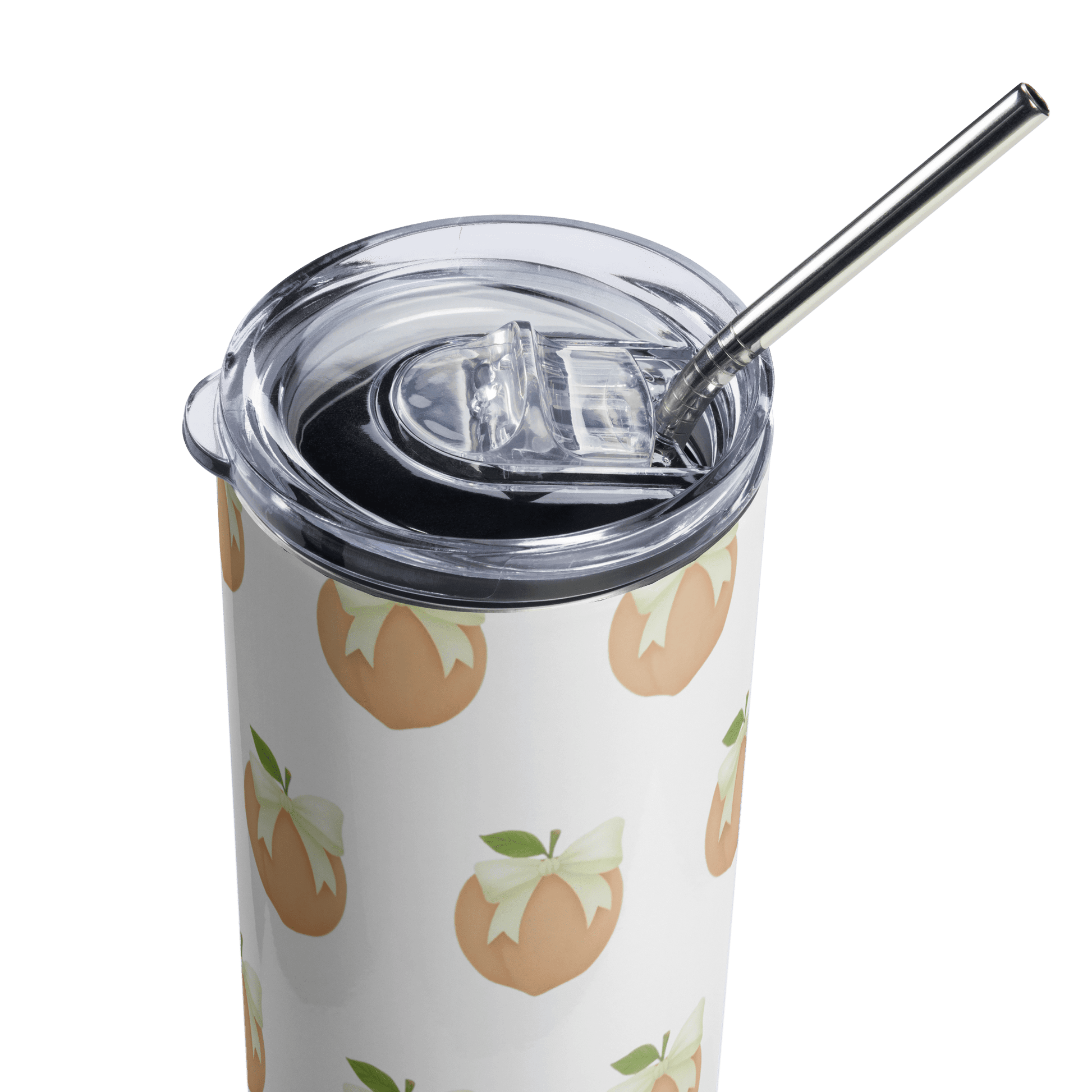 Peach Please Stainless Steel Tumbler | Southern Belle & Sea™ - Southern Belle & Sea