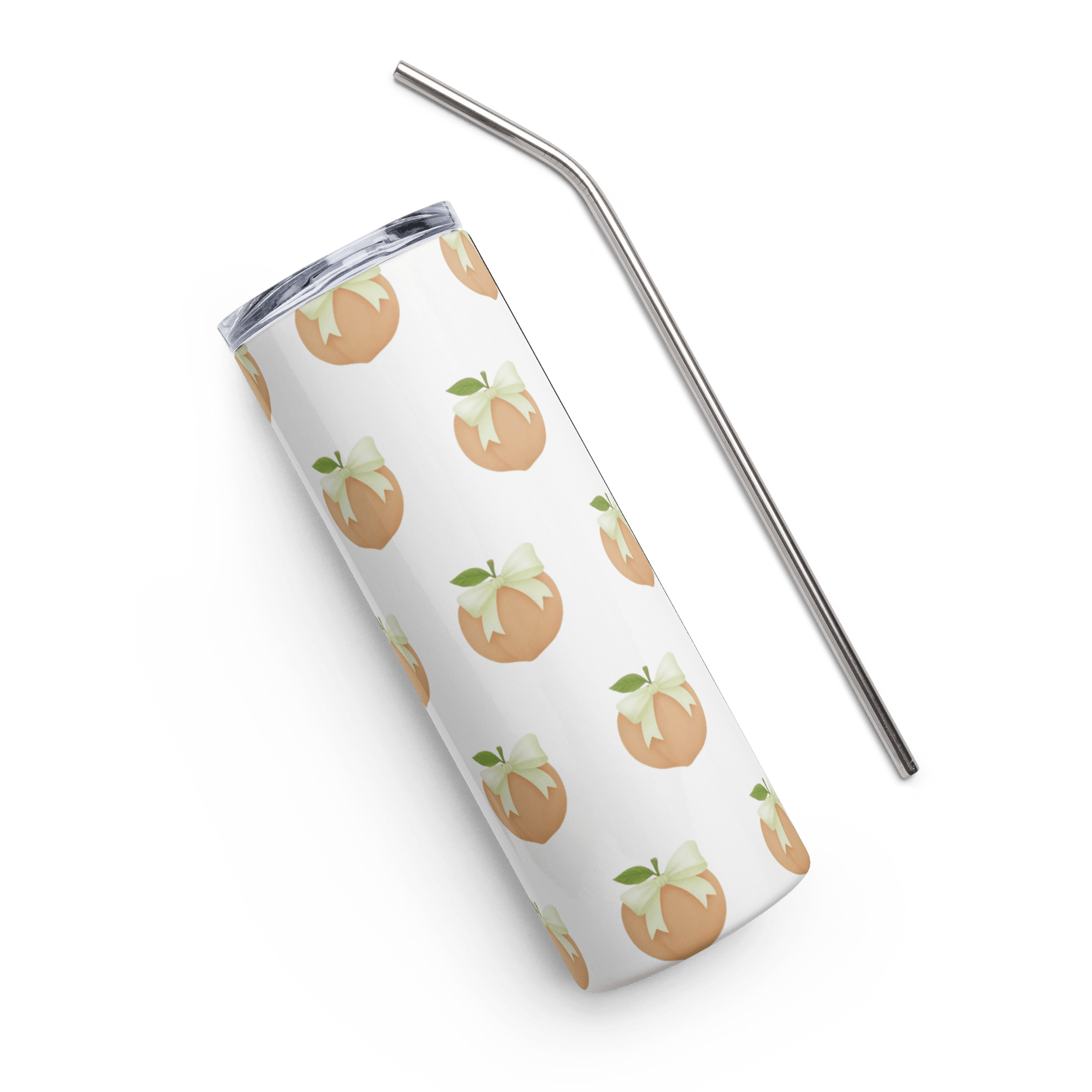 Peach Please Stainless Steel Tumbler | Southern Belle & Sea™ - Southern Belle & Sea