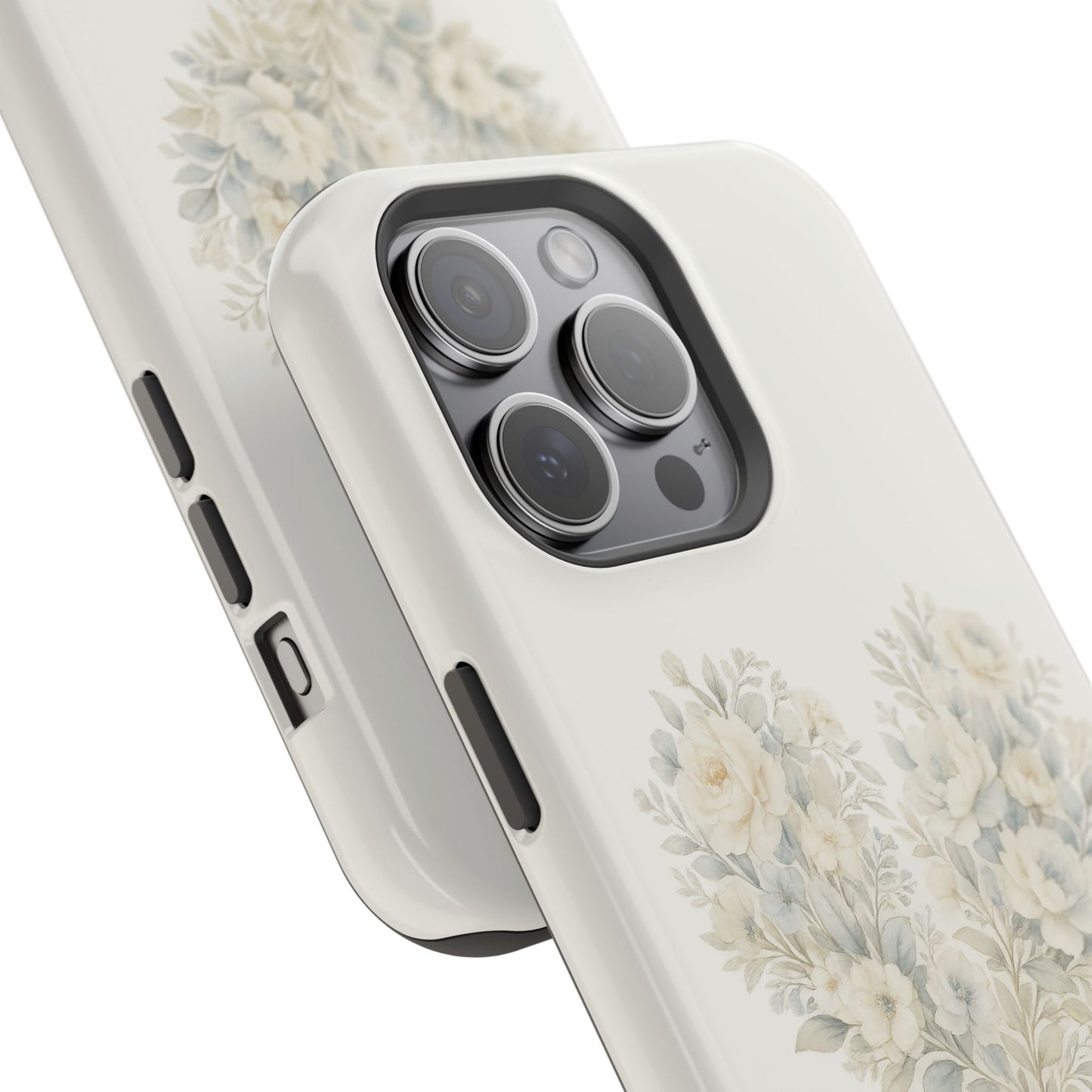 Phone Case — Floral Heart 'Love' Magnetic Impact - Resistant Case - Southern Belle & Sea