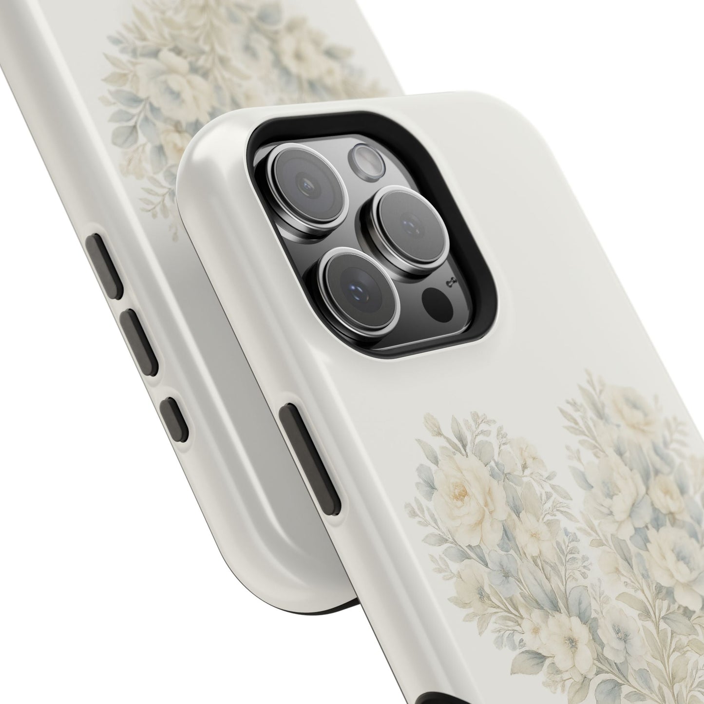 Phone Case — Floral Heart 'Love' Magnetic Impact - Resistant Case - Southern Belle & Sea