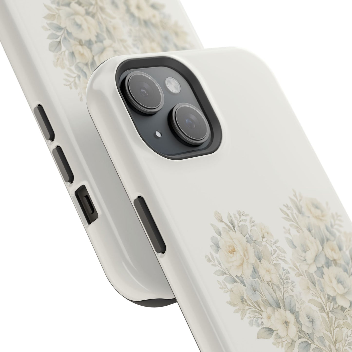 Phone Case — Floral Heart 'Love' Magnetic Impact - Resistant Case - Southern Belle & Sea