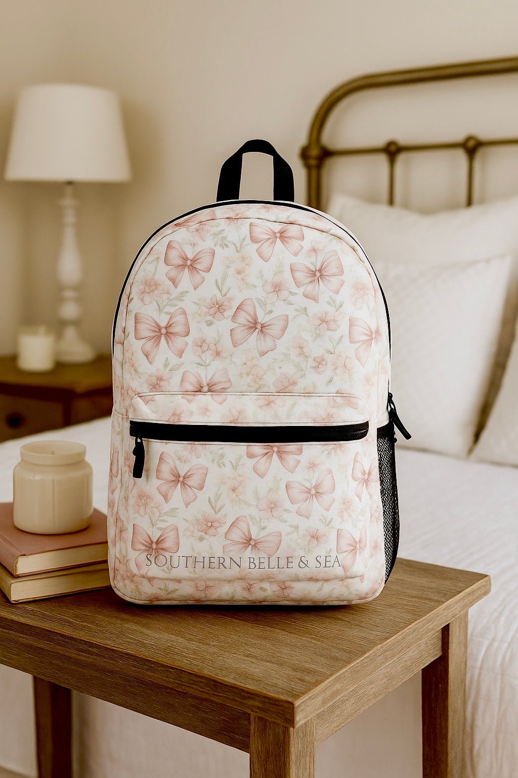 Pink Bow Backpack | Southern Belle & Sea™ - Southern Belle & Sea