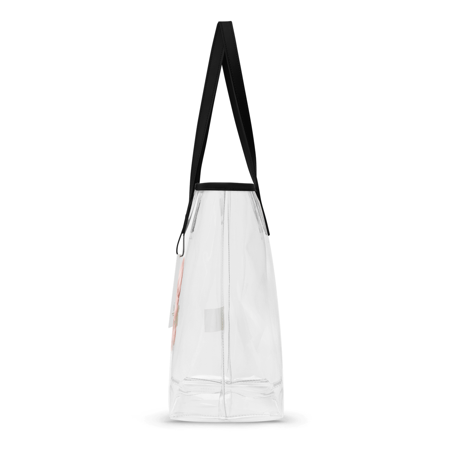 Pink Floral Bow Clear Tote | Southern Belle & Sea™ - Southern Belle & Sea