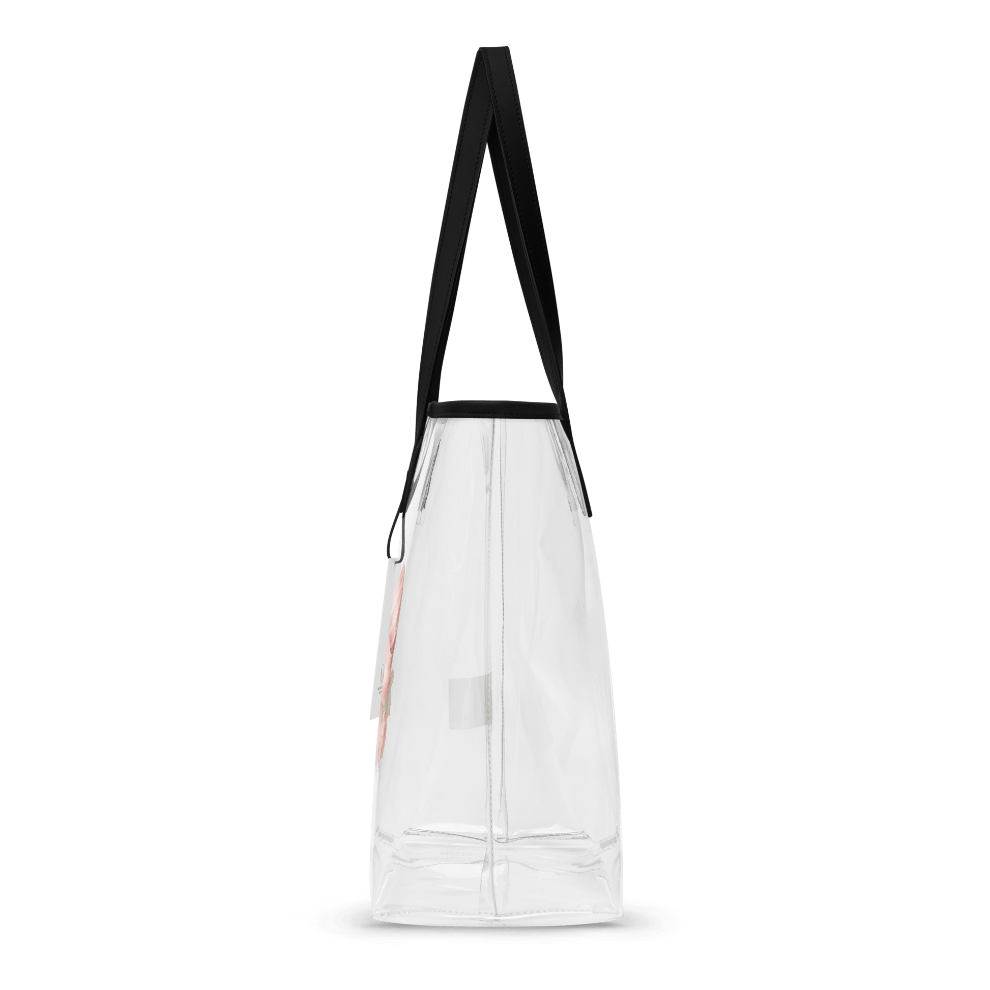 Pink Floral Bow Clear Tote | Southern Belle & Sea™ - Southern Belle & Sea