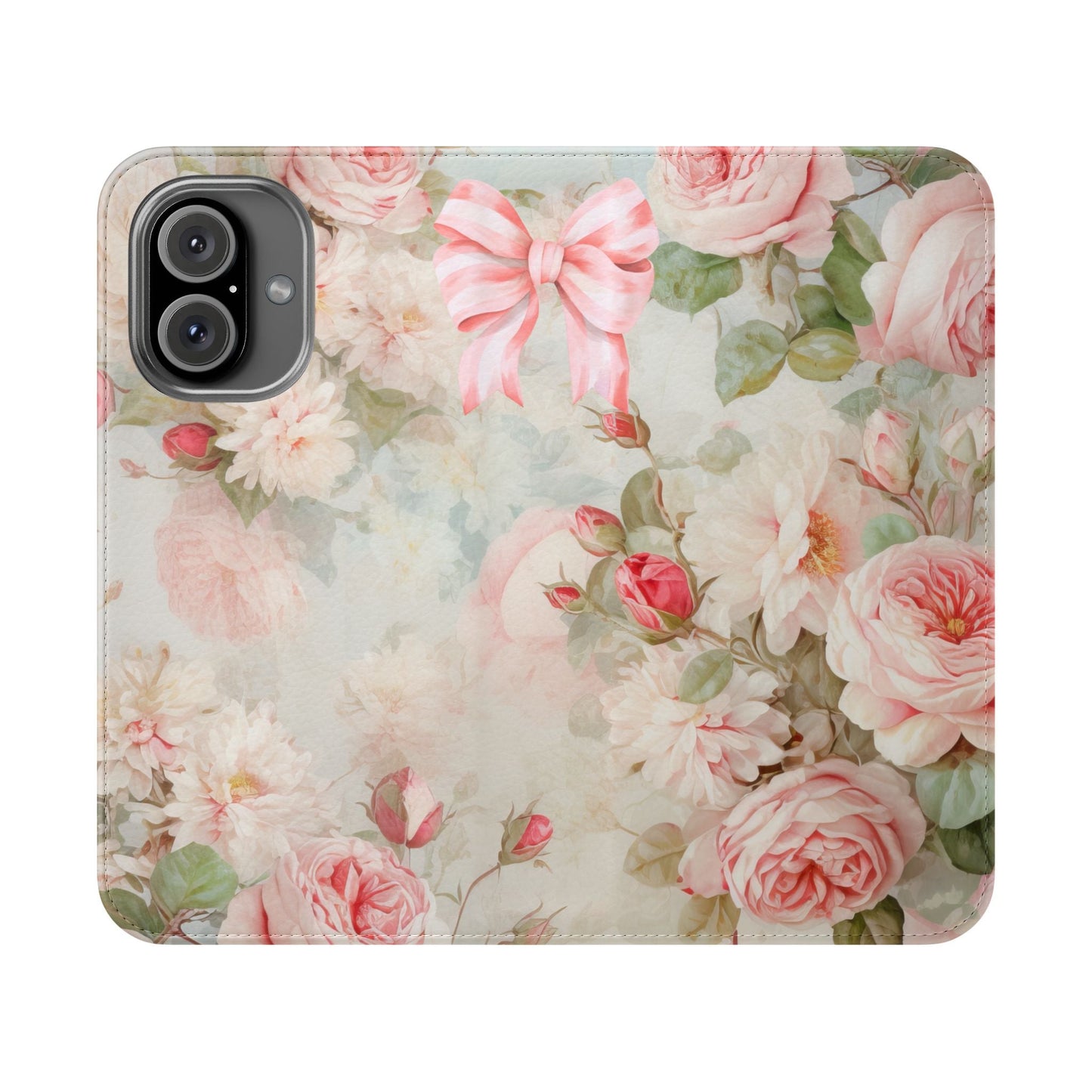Pink Floral Bow — Foldable Phone Case | Southern Belle & Sea™ - Southern Belle & Sea