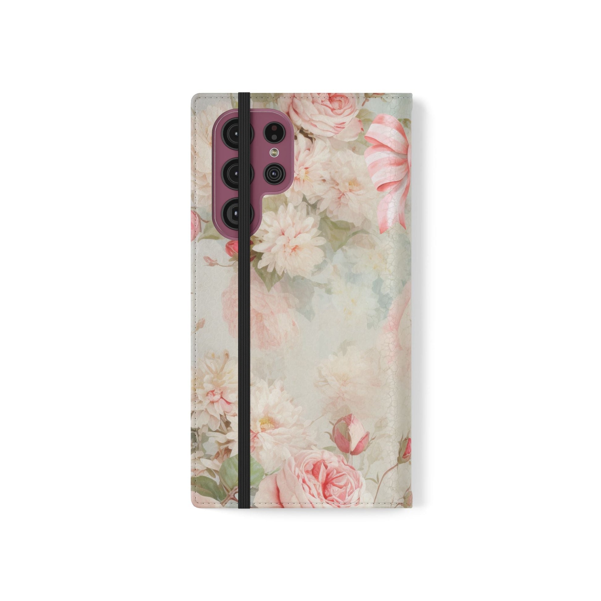 Pink Floral Bow — Foldable Phone Case | Southern Belle & Sea™ - Southern Belle & Sea