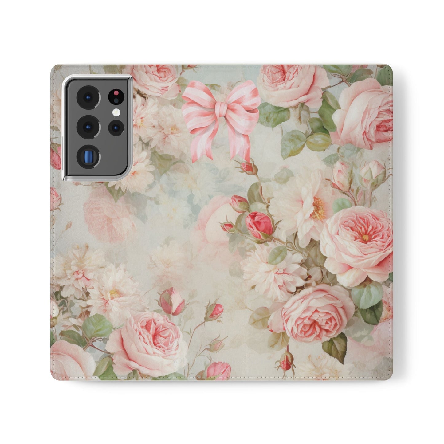 Pink Floral Bow — Foldable Phone Case | Southern Belle & Sea™ - Southern Belle & Sea