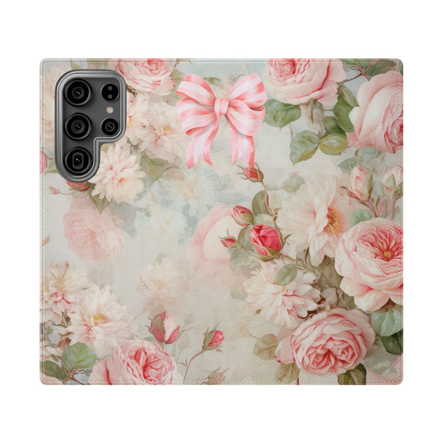 Pink Floral Bow — Foldable Phone Case | Southern Belle & Sea™ - Southern Belle & Sea