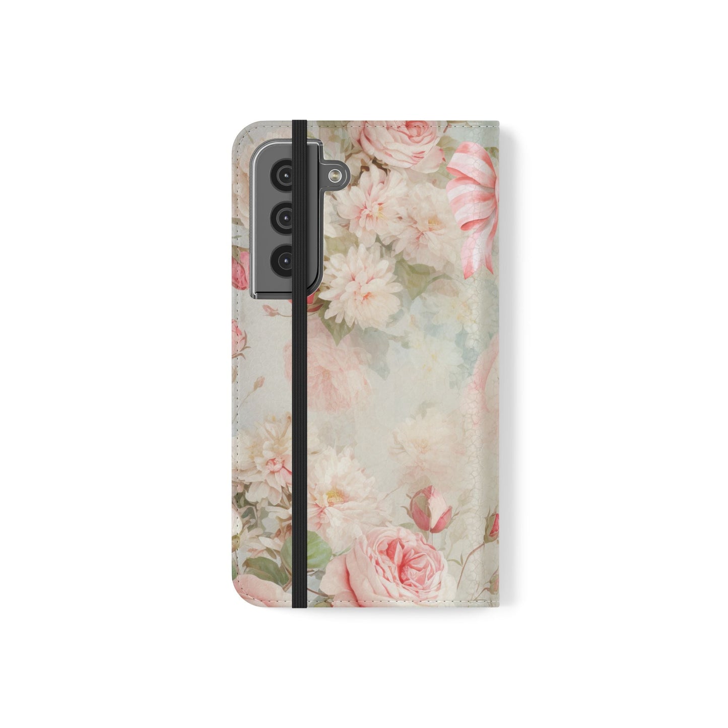 Pink Floral Bow — Foldable Phone Case | Southern Belle & Sea™ - Southern Belle & Sea