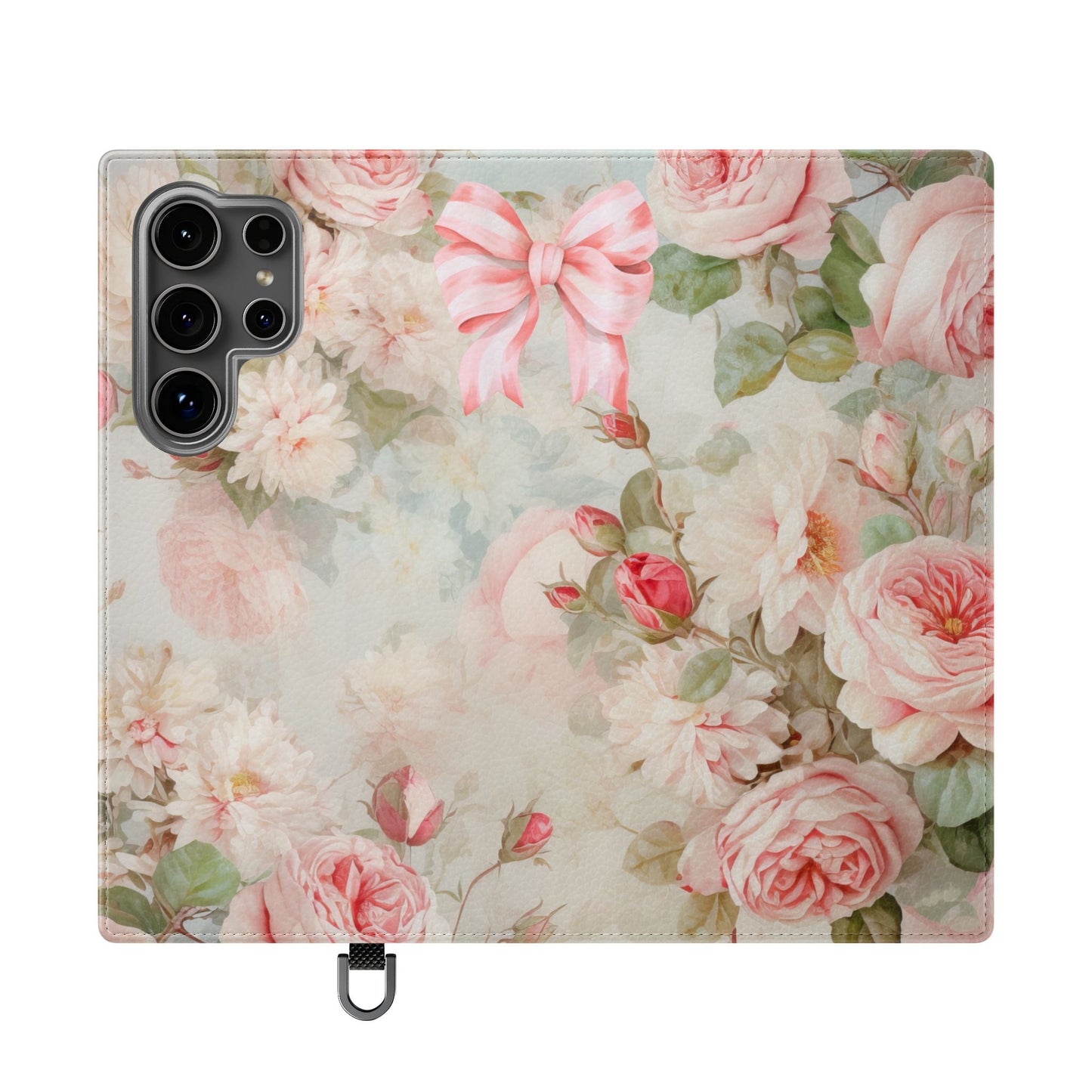 Pink Floral Bow — Foldable Phone Case | Southern Belle & Sea™ - Southern Belle & Sea