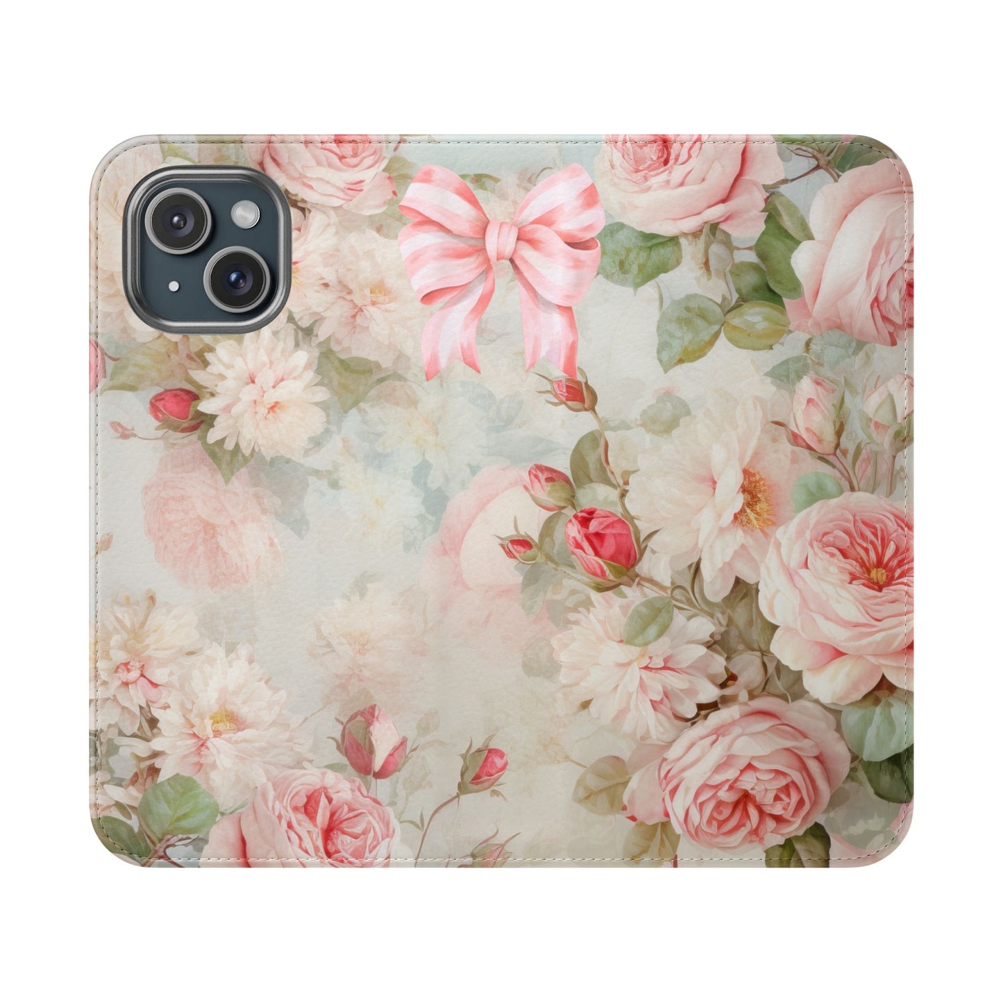 Pink Floral Bow — Foldable Phone Case | Southern Belle & Sea™ - Southern Belle & Sea