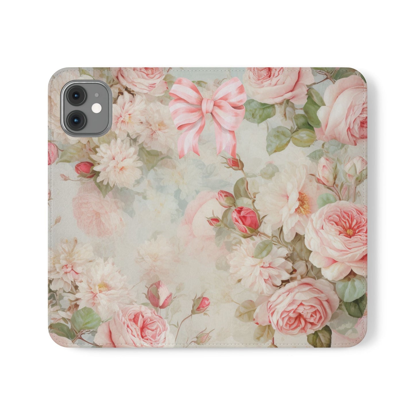Pink Floral Bow — Foldable Phone Case | Southern Belle & Sea™ - Southern Belle & Sea