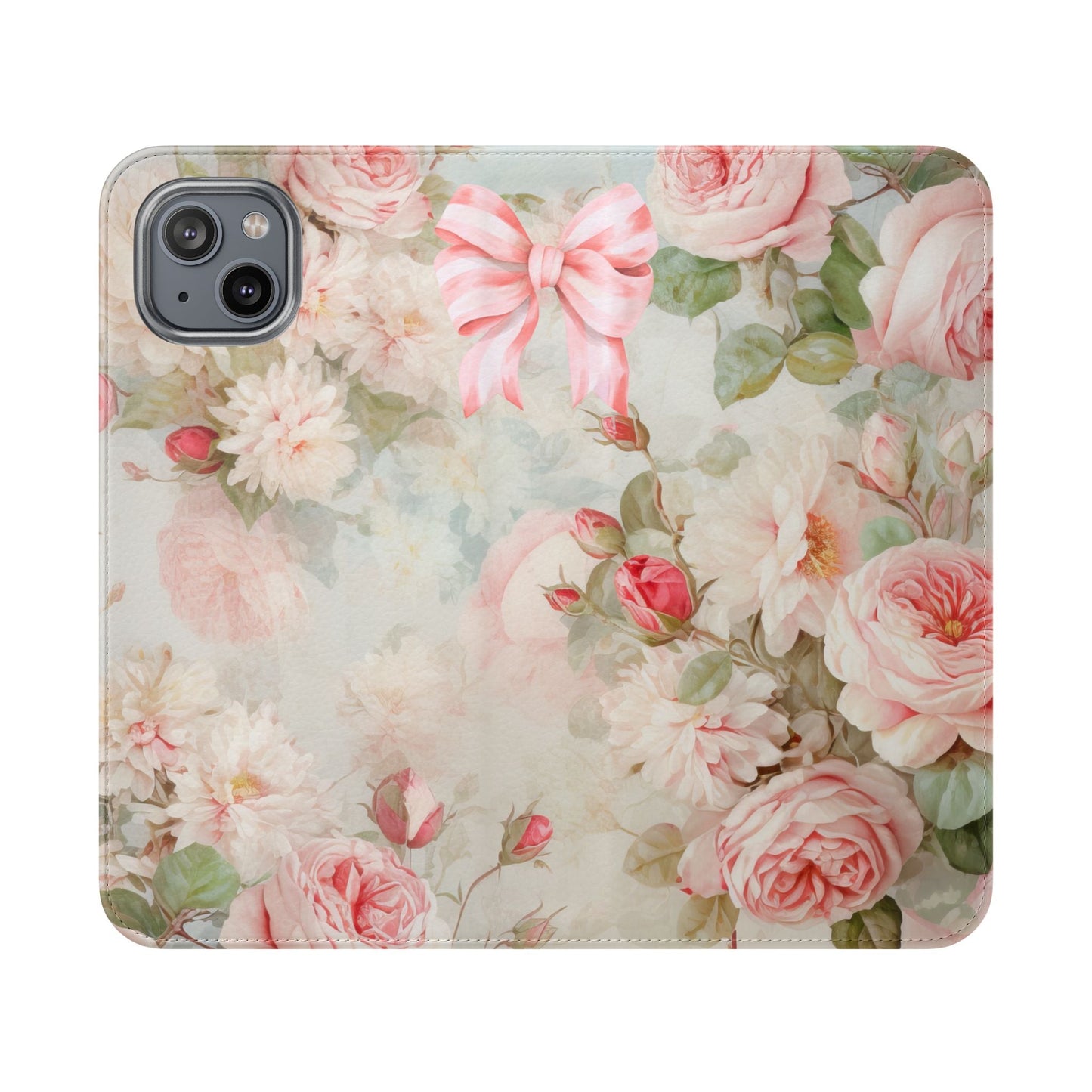 Pink Floral Bow — Foldable Phone Case | Southern Belle & Sea™ - Southern Belle & Sea