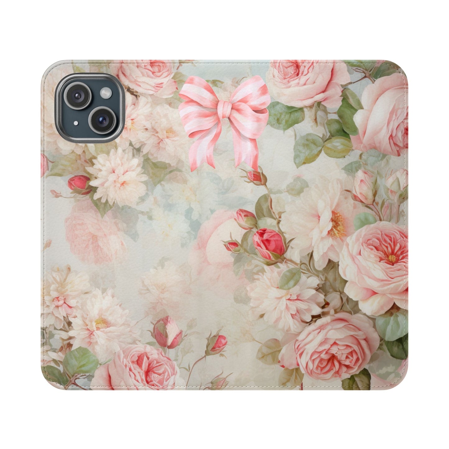 Pink Floral Bow — Foldable Phone Case | Southern Belle & Sea™ - Southern Belle & Sea