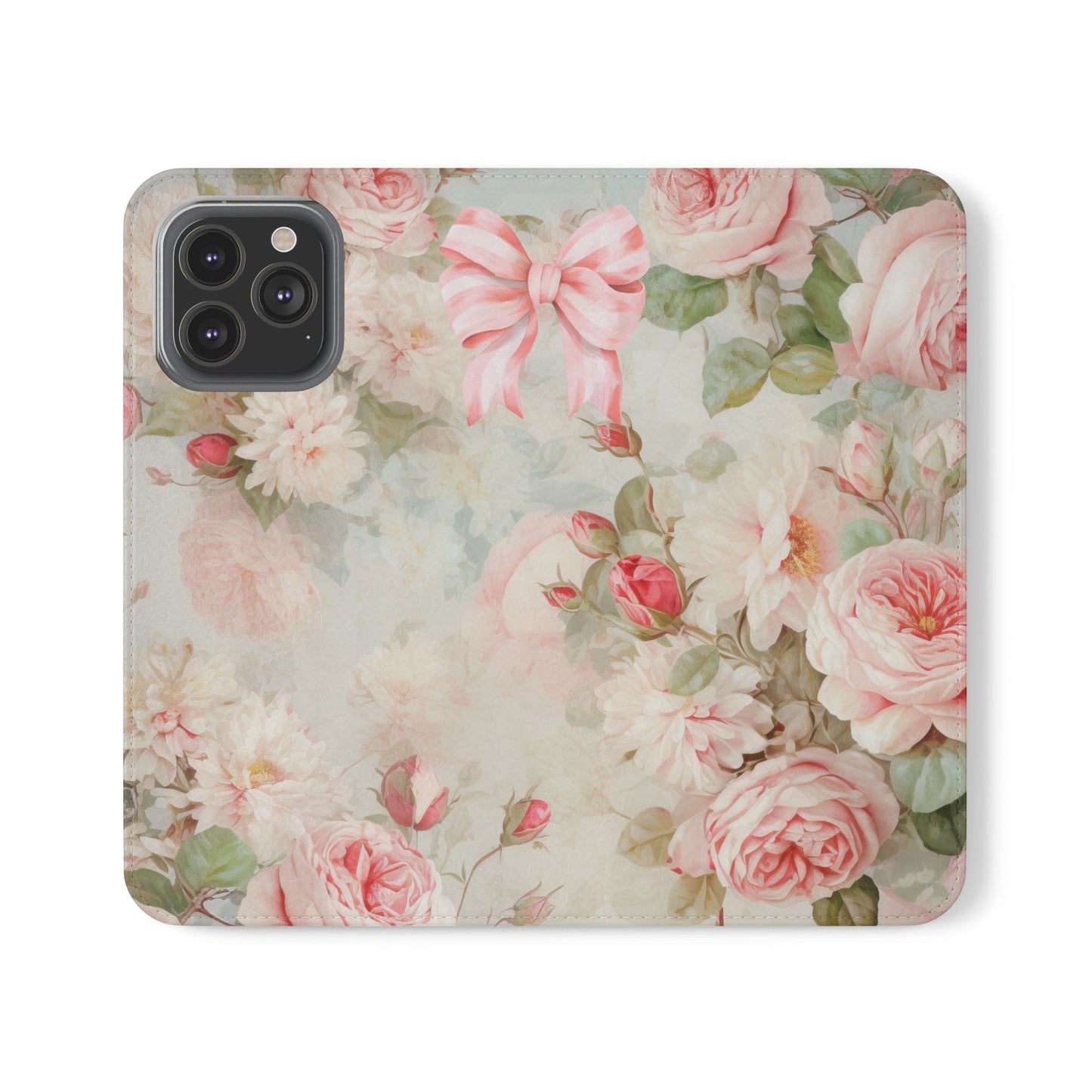 Pink Floral Bow — Foldable Phone Case | Southern Belle & Sea™ - Southern Belle & Sea