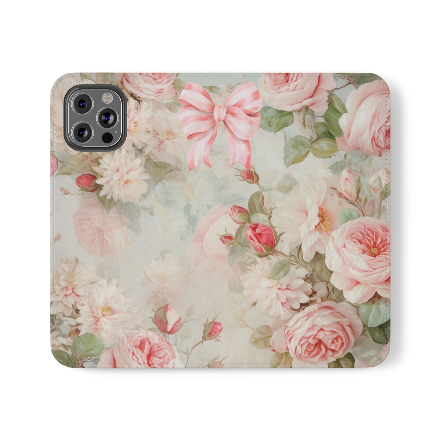 Pink Floral Bow — Foldable Phone Case | Southern Belle & Sea™ - Southern Belle & Sea