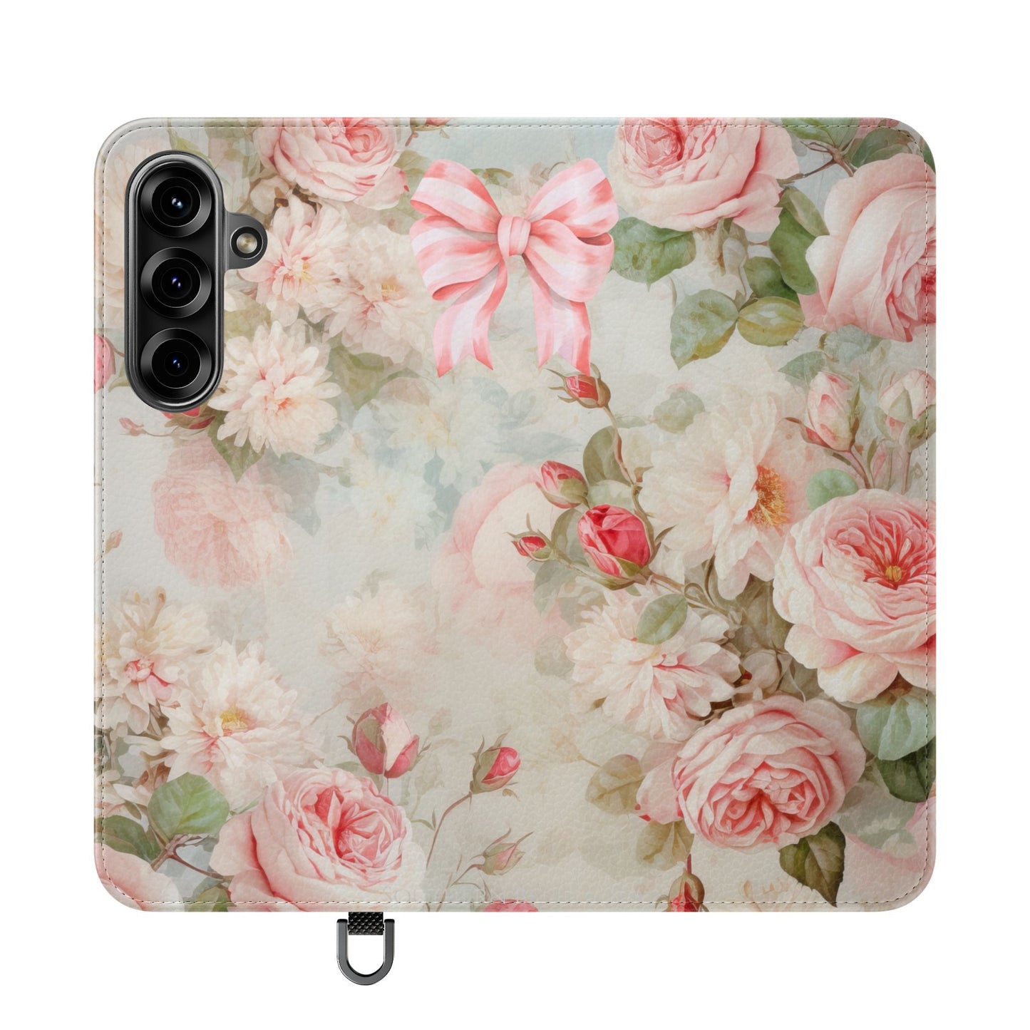 Pink Floral Bow — Foldable Phone Case | Southern Belle & Sea™ - Southern Belle & Sea