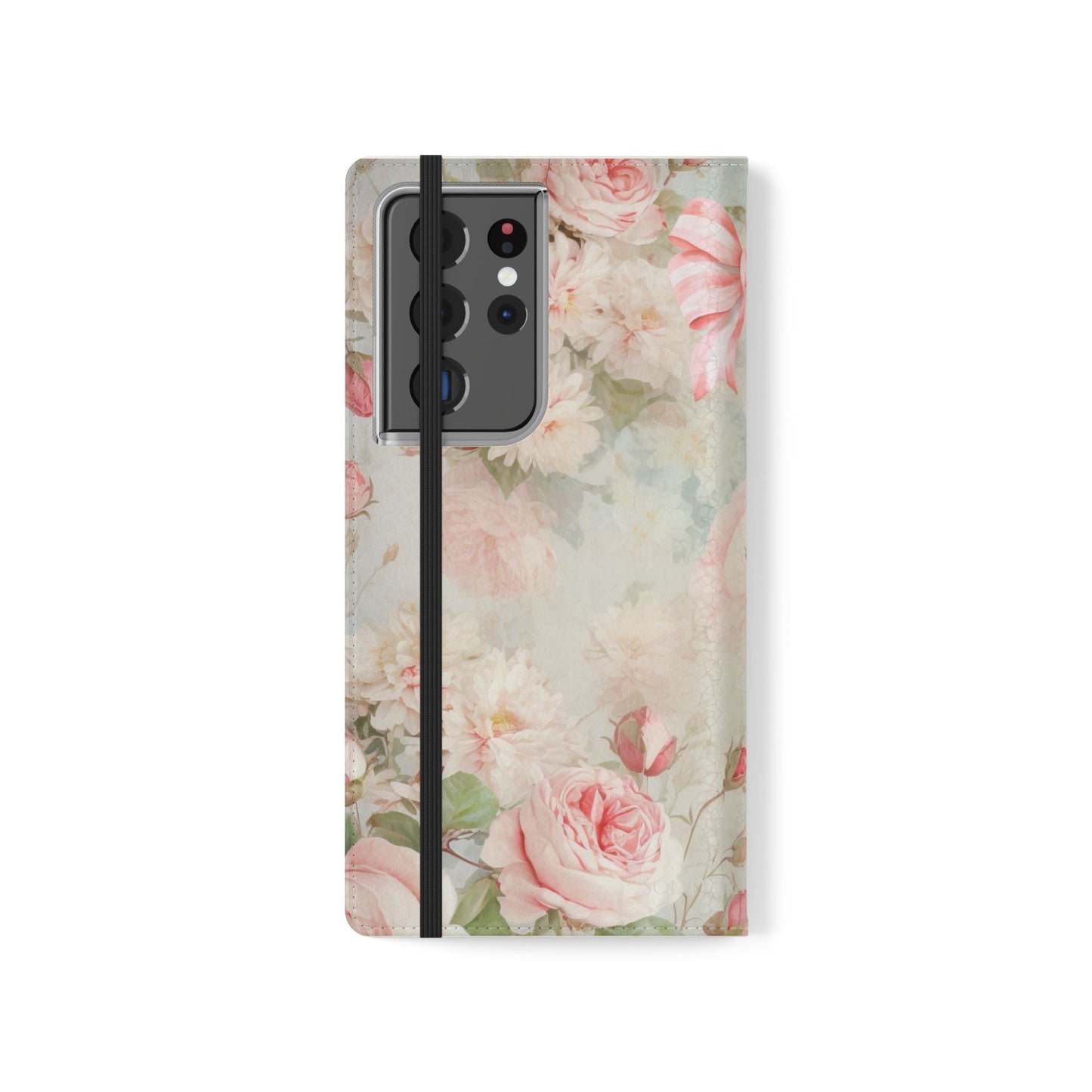 Pink Floral Bow — Foldable Phone Case | Southern Belle & Sea™ - Southern Belle & Sea