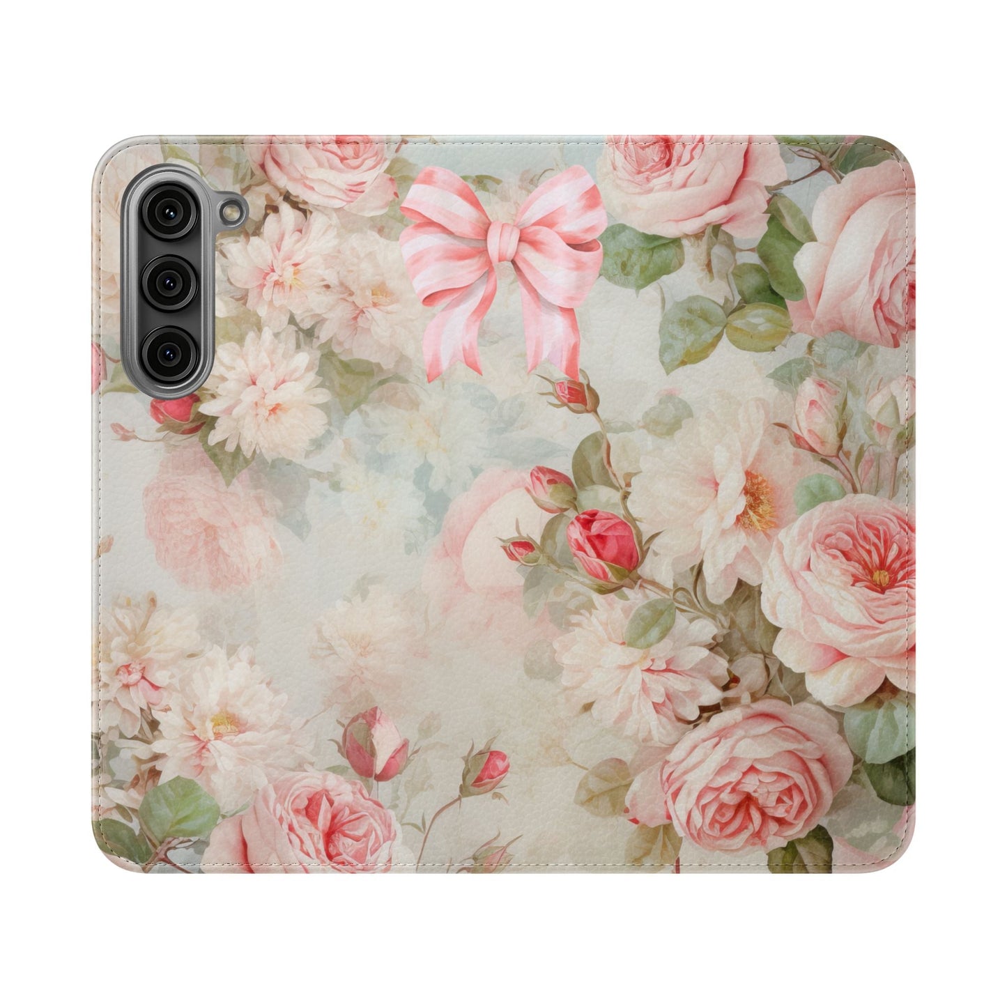 Pink Floral Bow — Foldable Phone Case | Southern Belle & Sea™ - Southern Belle & Sea