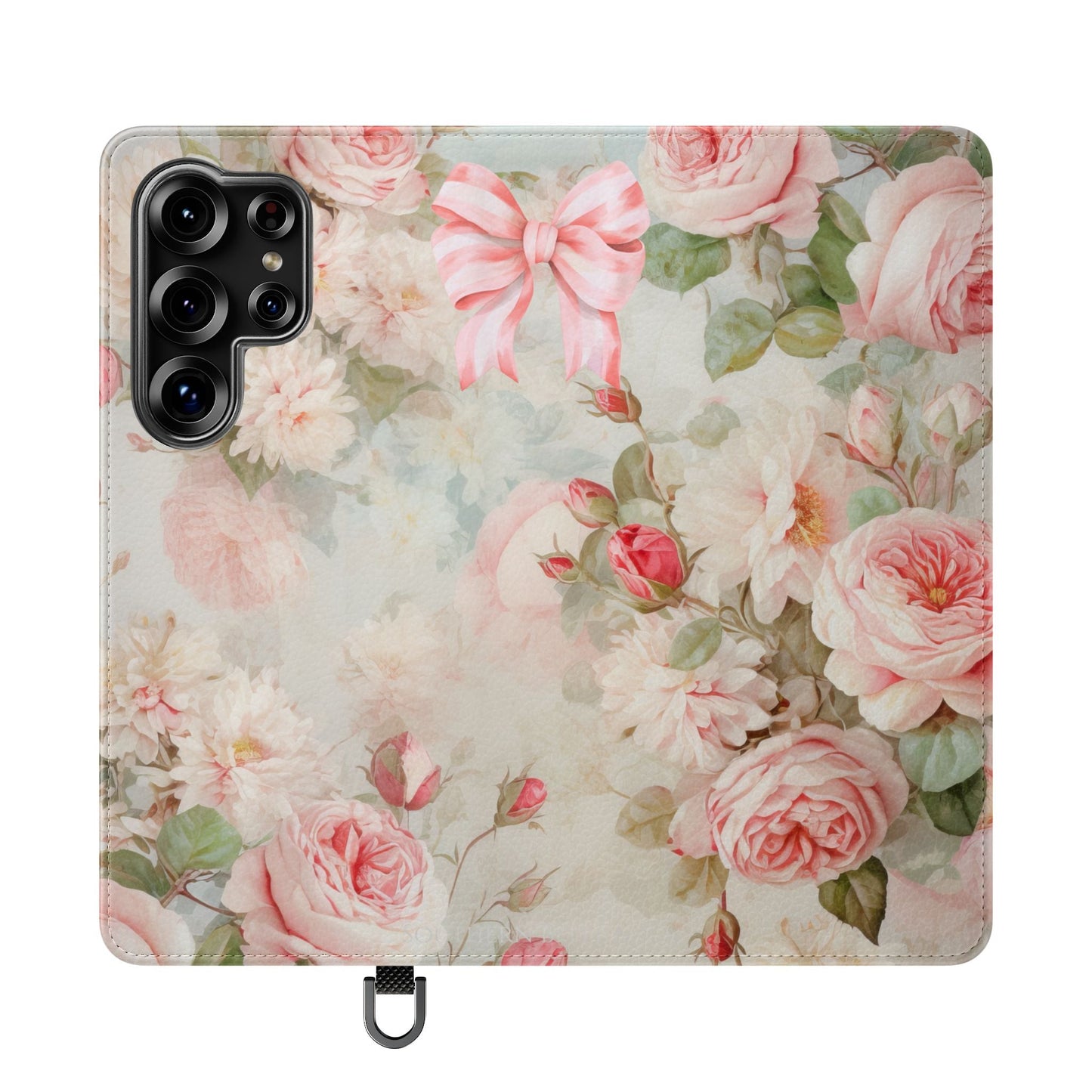 Pink Floral Bow — Foldable Phone Case | Southern Belle & Sea™ - Southern Belle & Sea