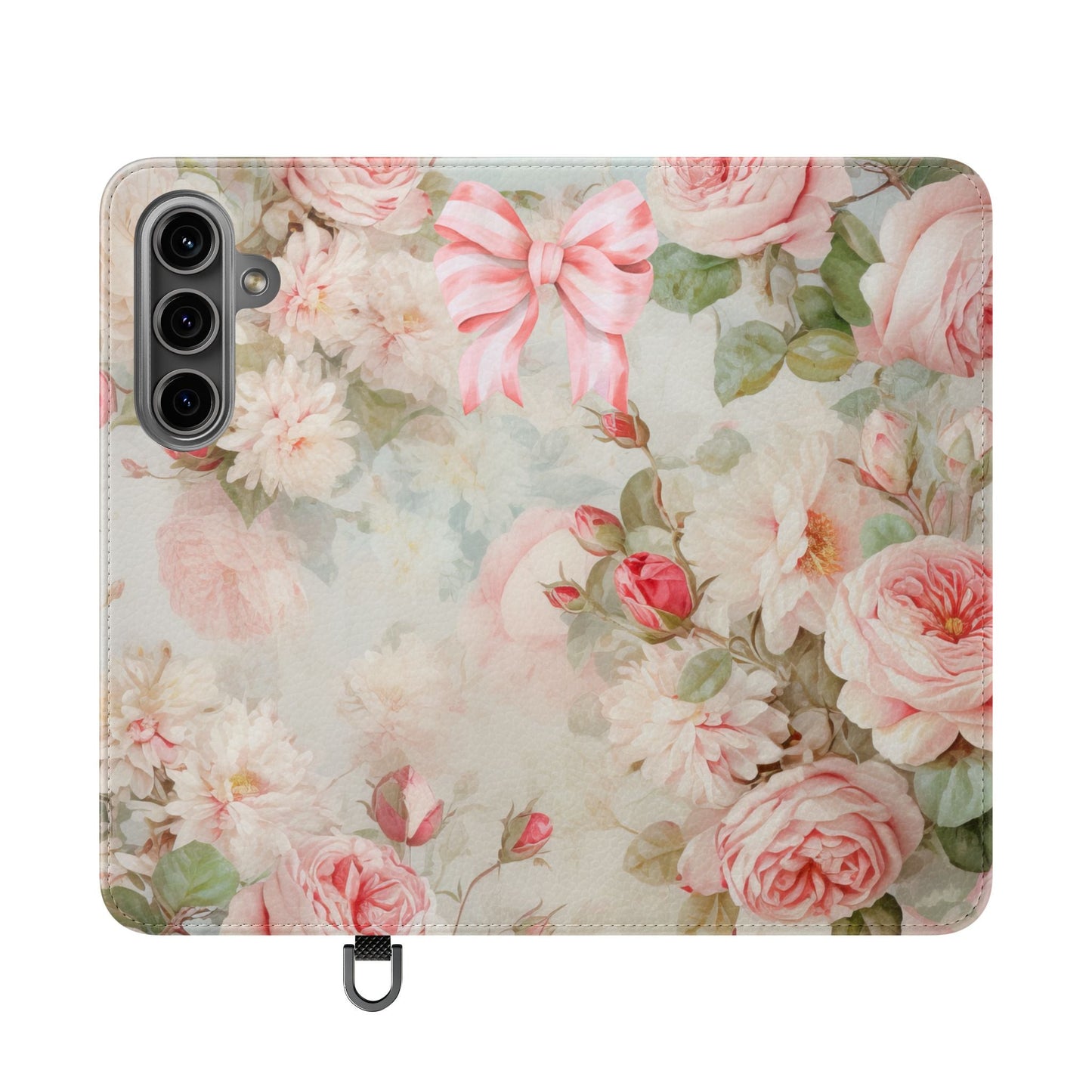 Pink Floral Bow — Foldable Phone Case | Southern Belle & Sea™ - Southern Belle & Sea