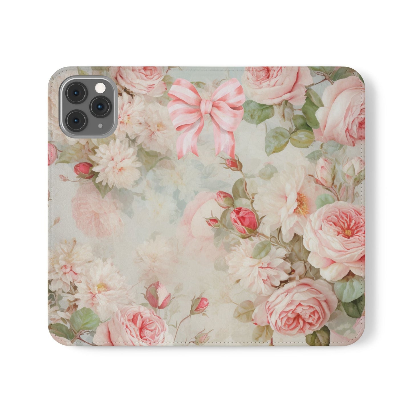 Pink Floral Bow — Foldable Phone Case | Southern Belle & Sea™ - Southern Belle & Sea