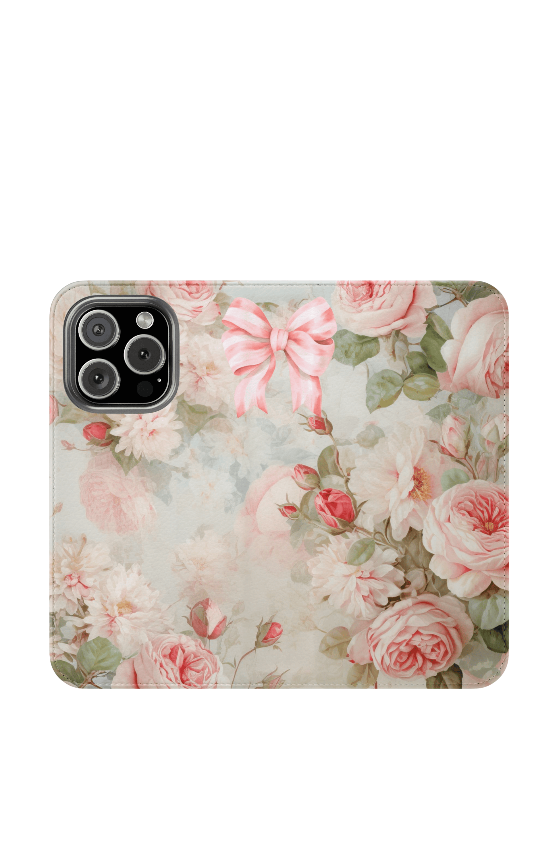 Pink Floral Bow — Foldable Phone Case | Southern Belle & Sea™ - Southern Belle & Sea