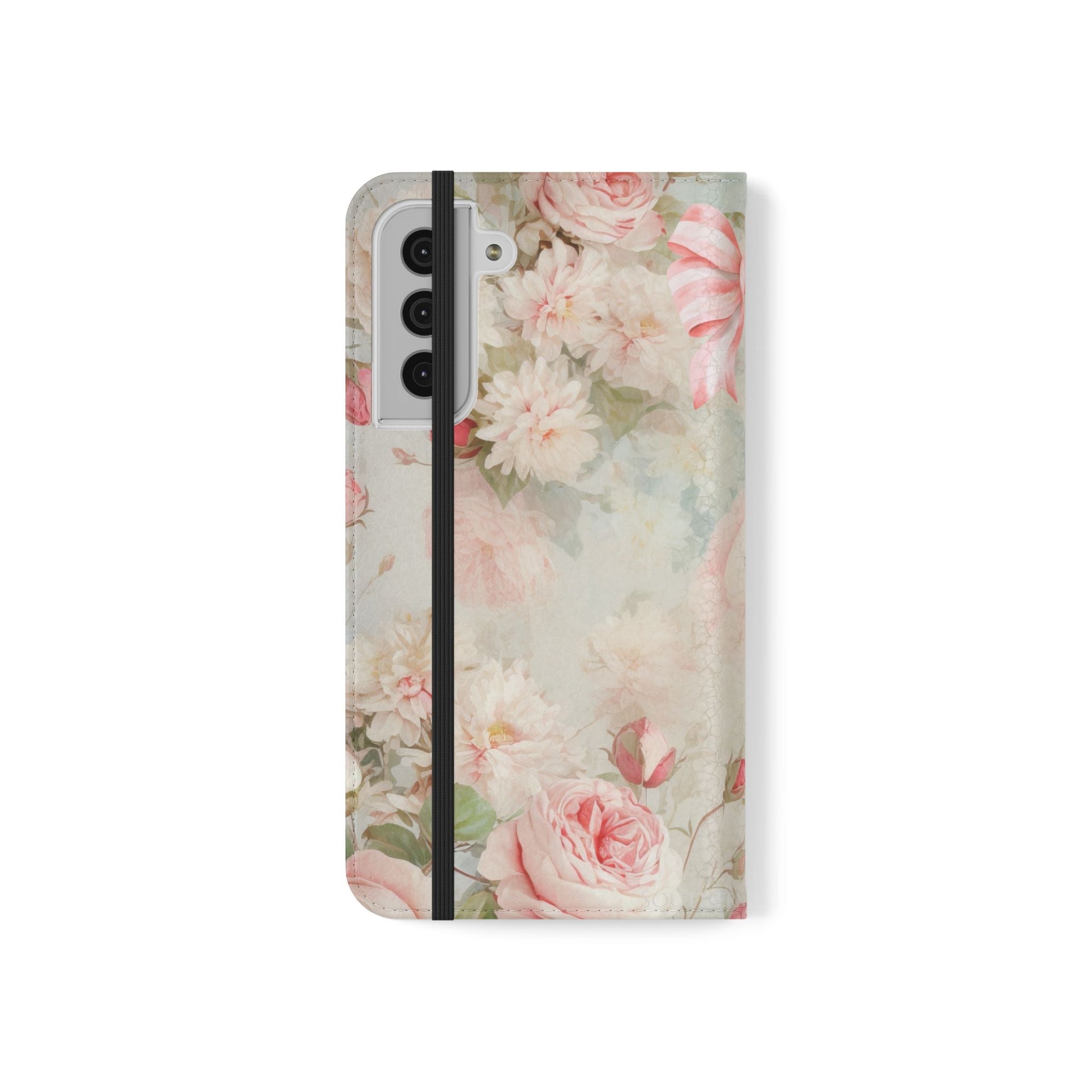 Pink Floral Bow — Foldable Phone Case | Southern Belle & Sea™ - Southern Belle & Sea
