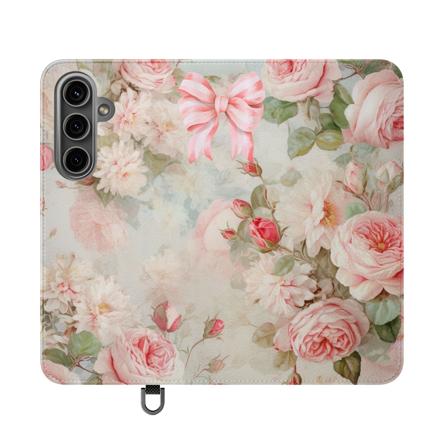 Pink Floral Bow — Foldable Phone Case | Southern Belle & Sea™ - Southern Belle & Sea