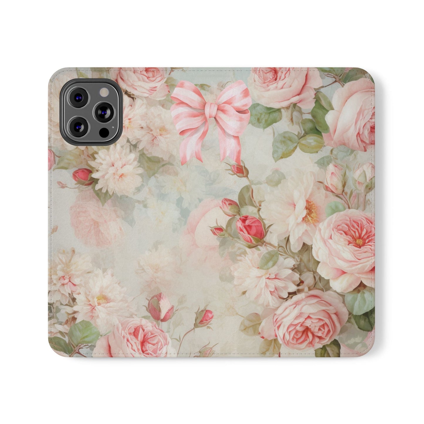Pink Floral Bow — Foldable Phone Case | Southern Belle & Sea™ - Southern Belle & Sea