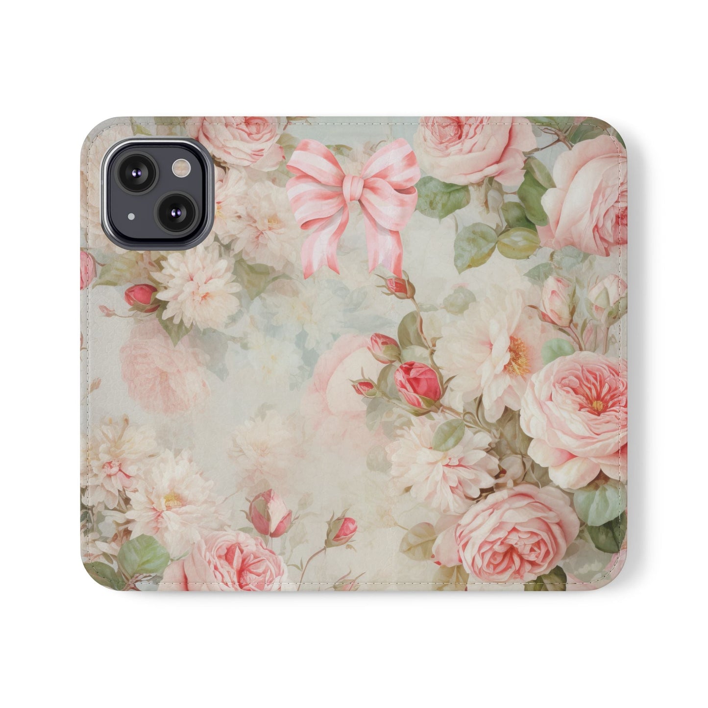 Pink Floral Bow — Foldable Phone Case | Southern Belle & Sea™ - Southern Belle & Sea