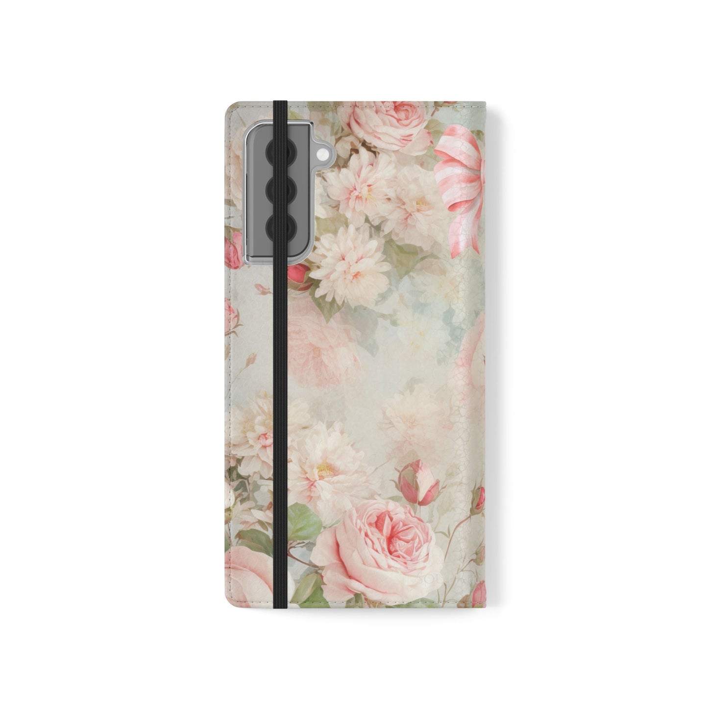 Pink Floral Bow — Foldable Phone Case | Southern Belle & Sea™ - Southern Belle & Sea