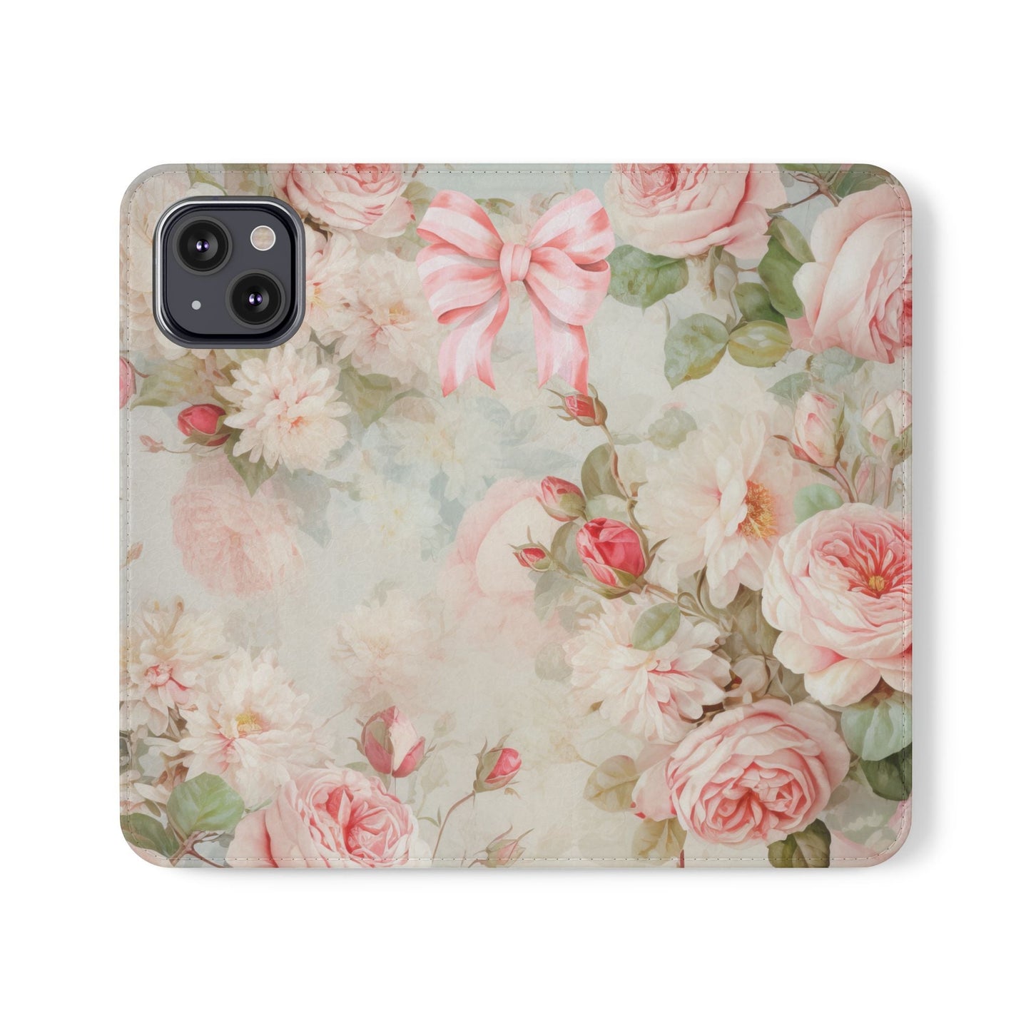 Pink Floral Bow — Foldable Phone Case | Southern Belle & Sea™ - Southern Belle & Sea