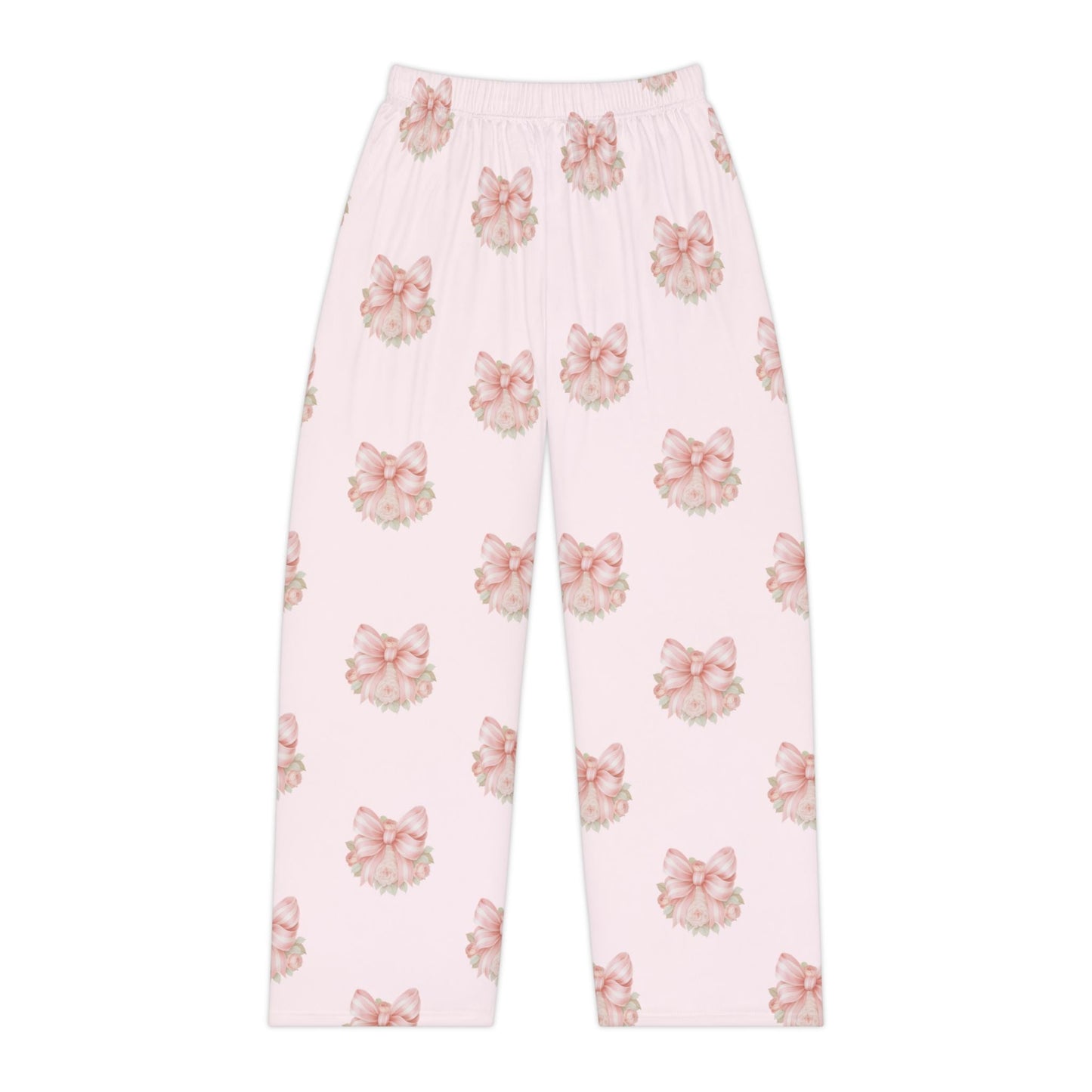 Pink Floral Bow Lounge Pants | Southern Belle & Sea™ - Southern Belle & Sea
