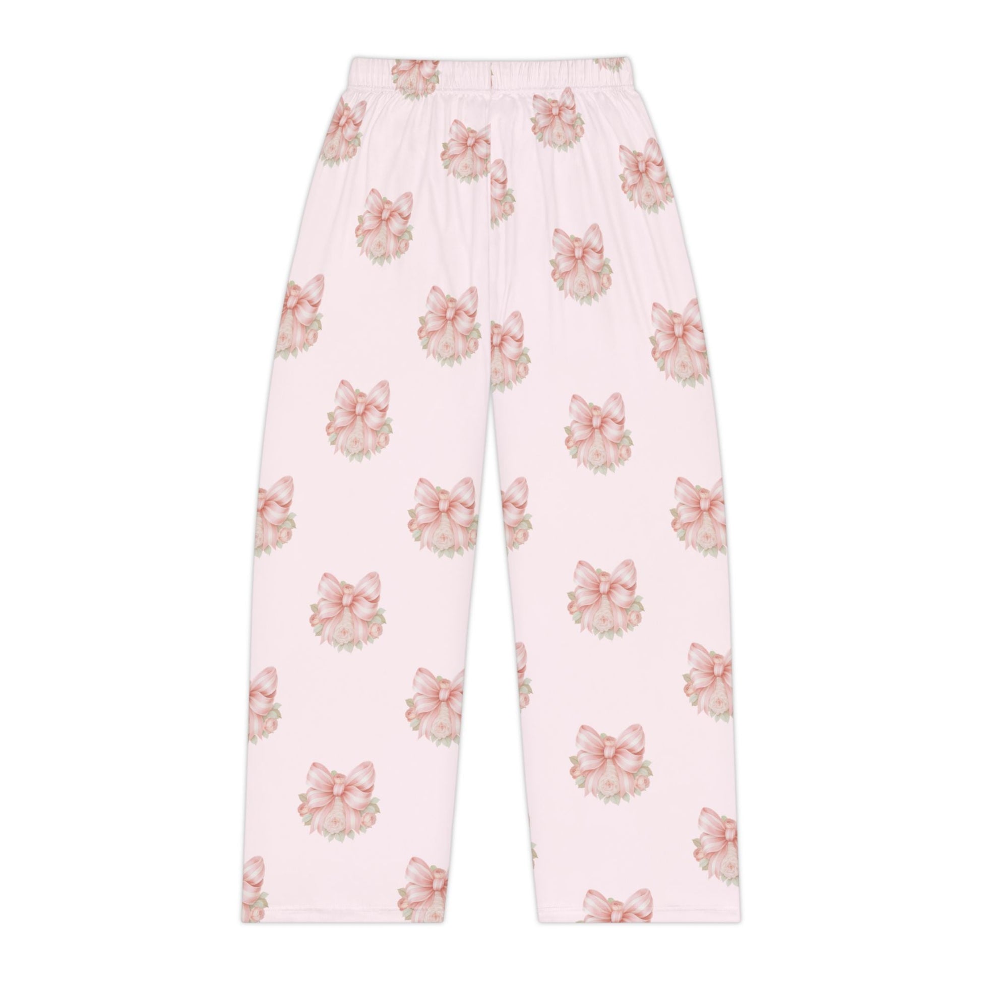 Pink Floral Bow Lounge Pants | Southern Belle & Sea™ - Southern Belle & Sea