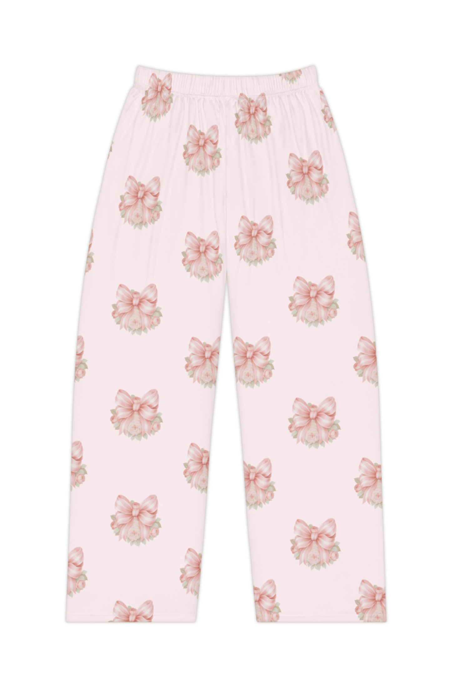 Pink Floral Bow Lounge Pants | Southern Belle & Sea™ - Southern Belle & Sea
