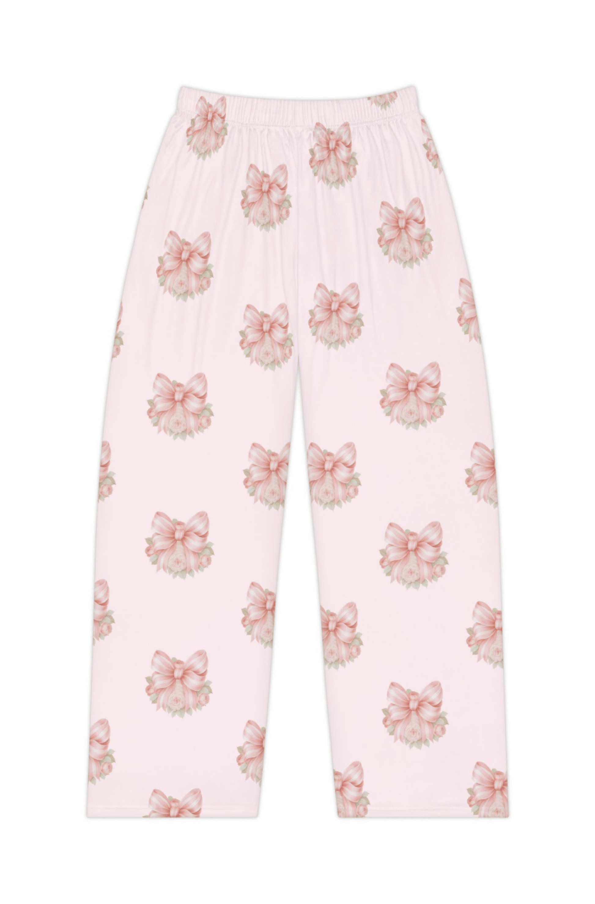 Pink Floral Bow Lounge Pants | Southern Belle & Sea™ - Southern Belle & Sea
