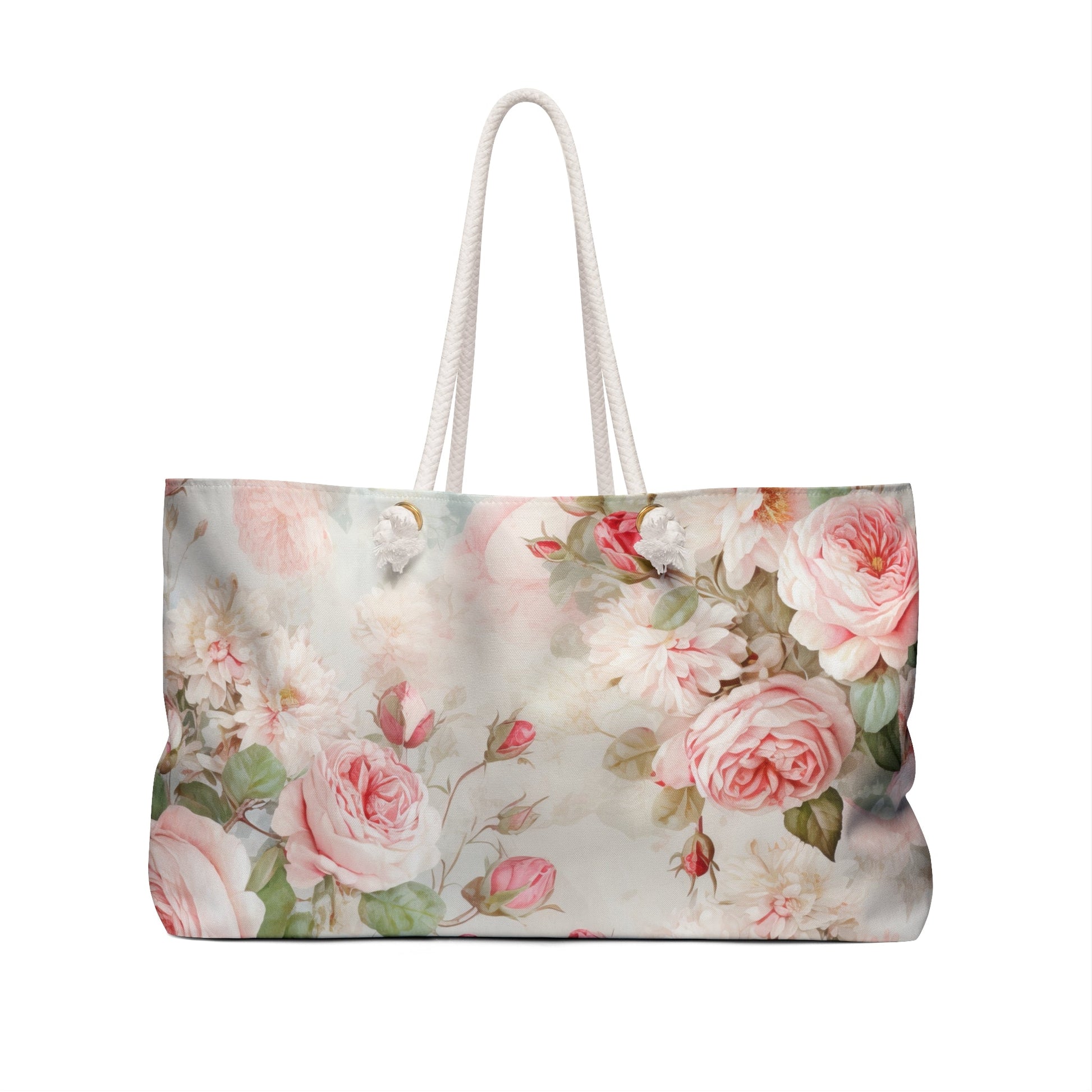 Pink Floral Bow — Weekender Tote Bag | Southern Belle & Sea™ - Southern Belle & Sea